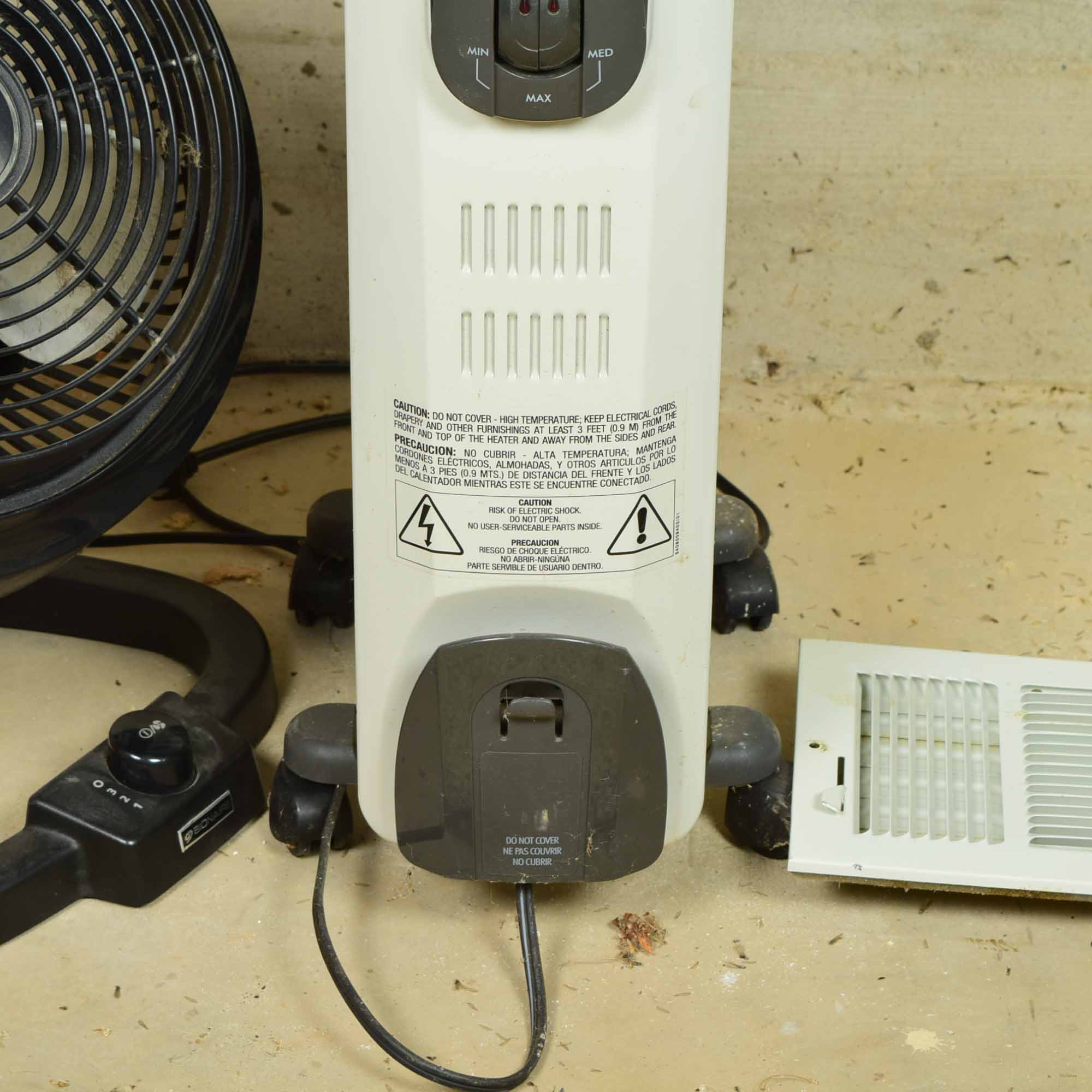 Kenwood Oil Filled Radiator Space Heater and Fan
