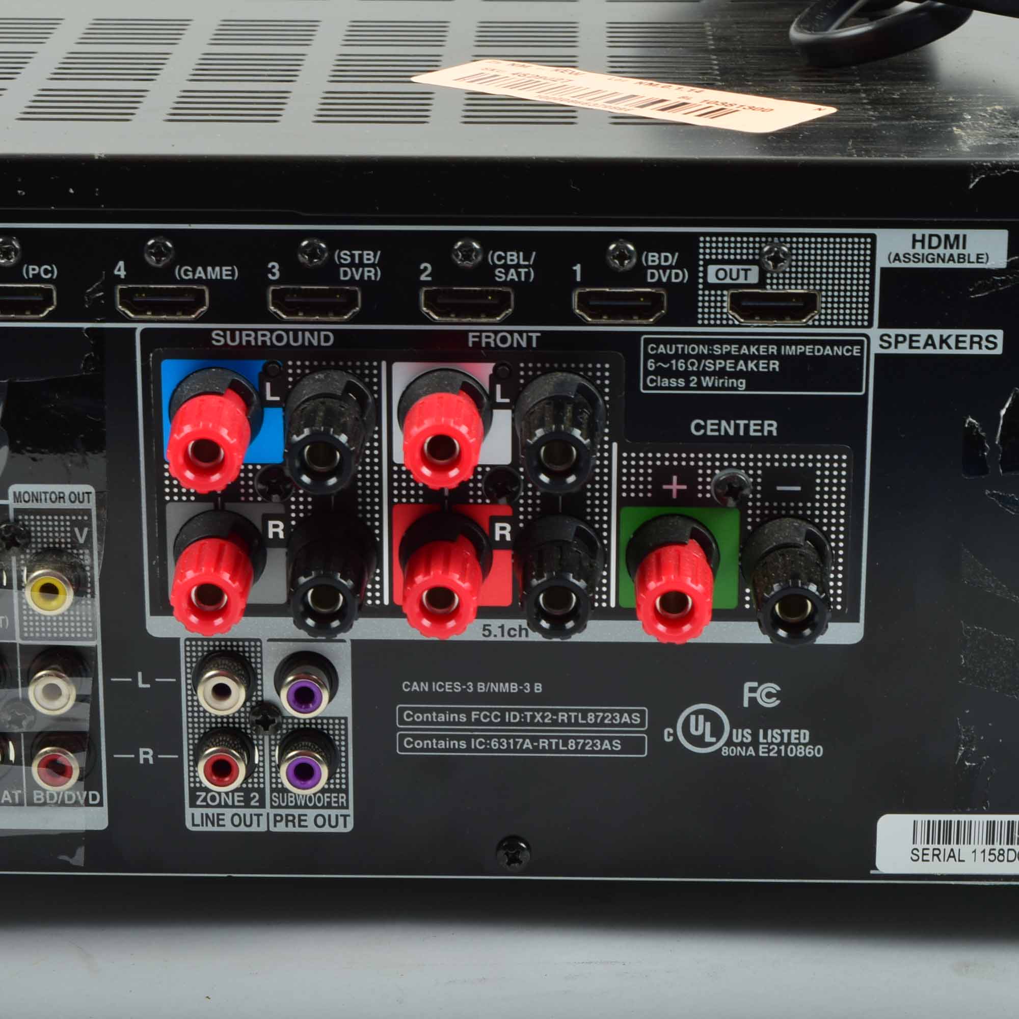 Onkyo TX-NR535 5.2-Channel AV Receiver