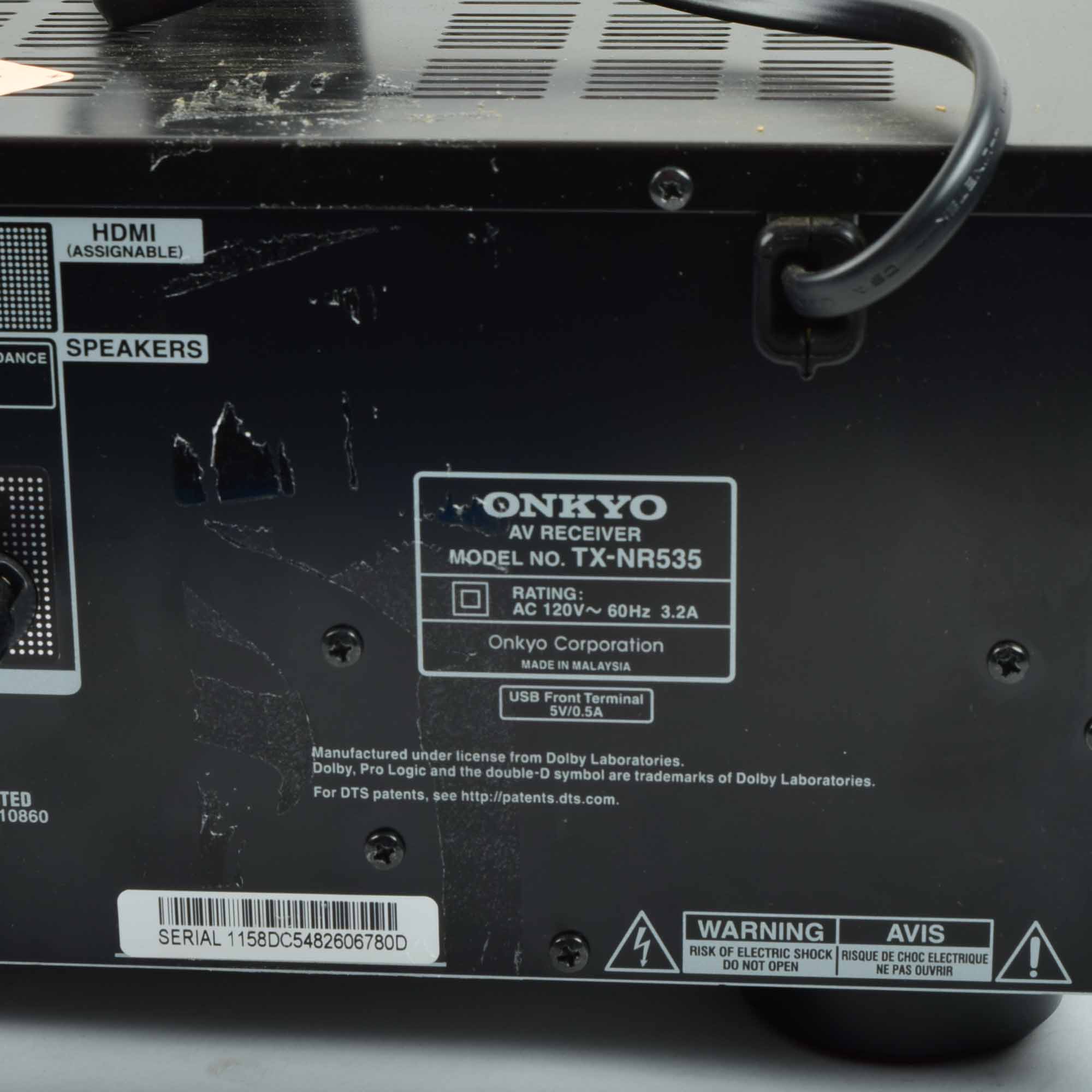 Onkyo TX-NR535 5.2-Channel AV Receiver