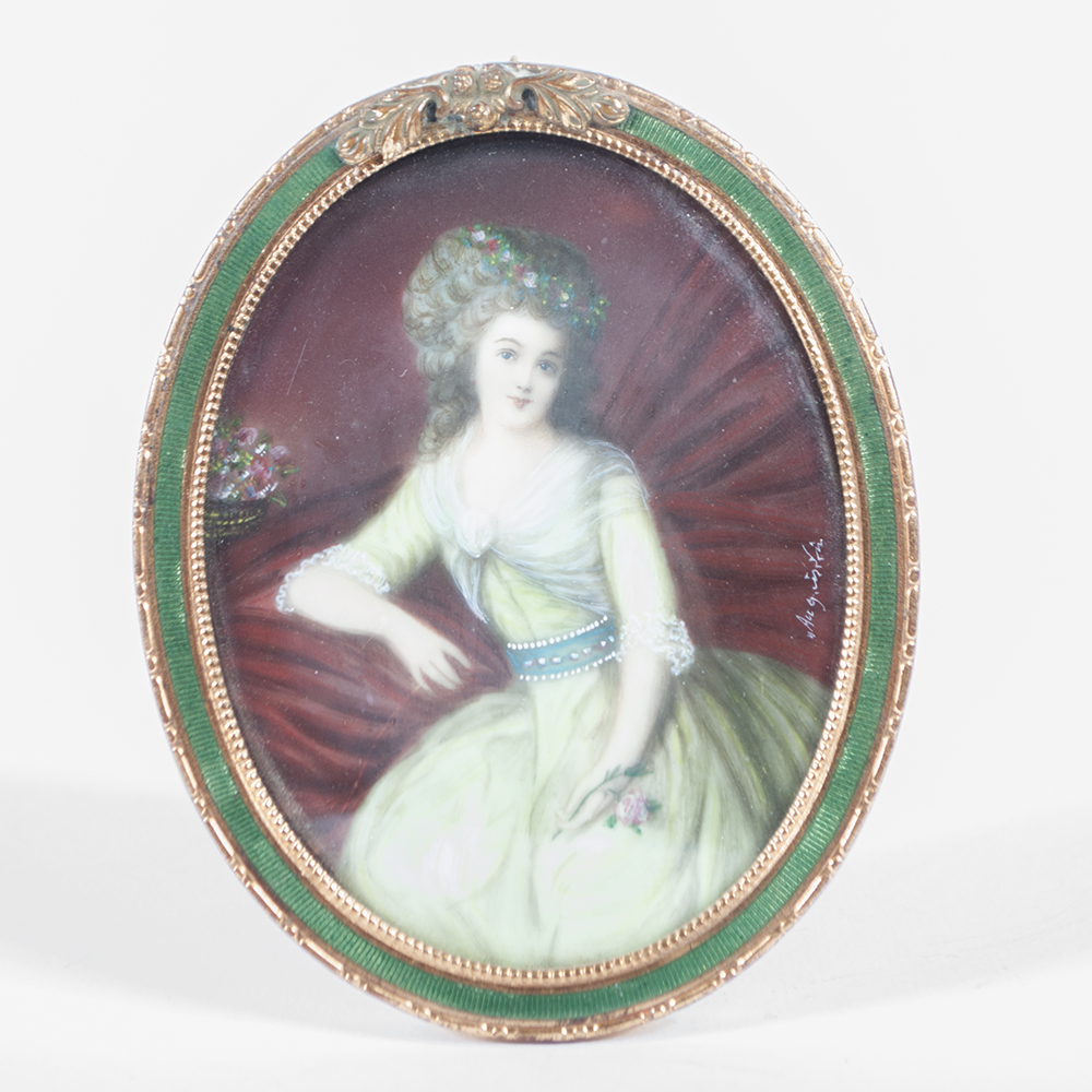 Miniature Framed Portrait Paintings