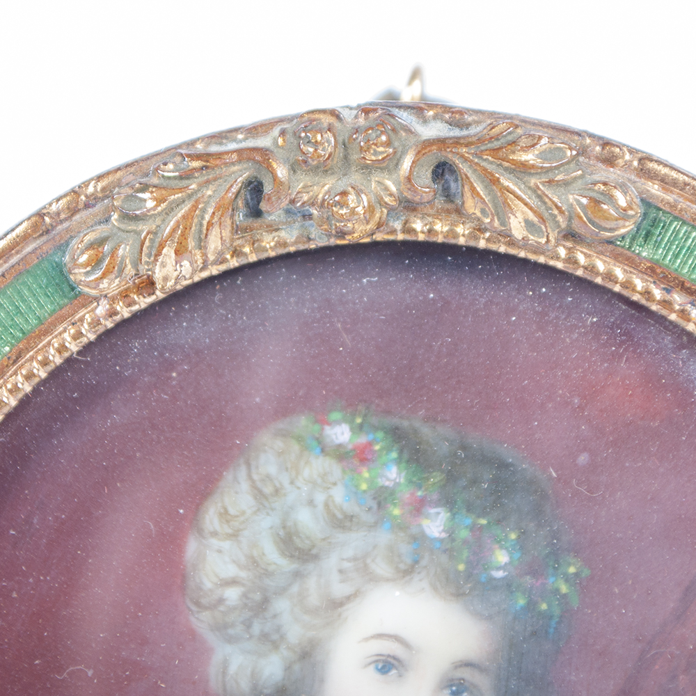 Miniature Framed Portrait Paintings
