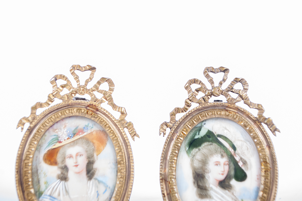 Miniature Framed Portrait Paintings