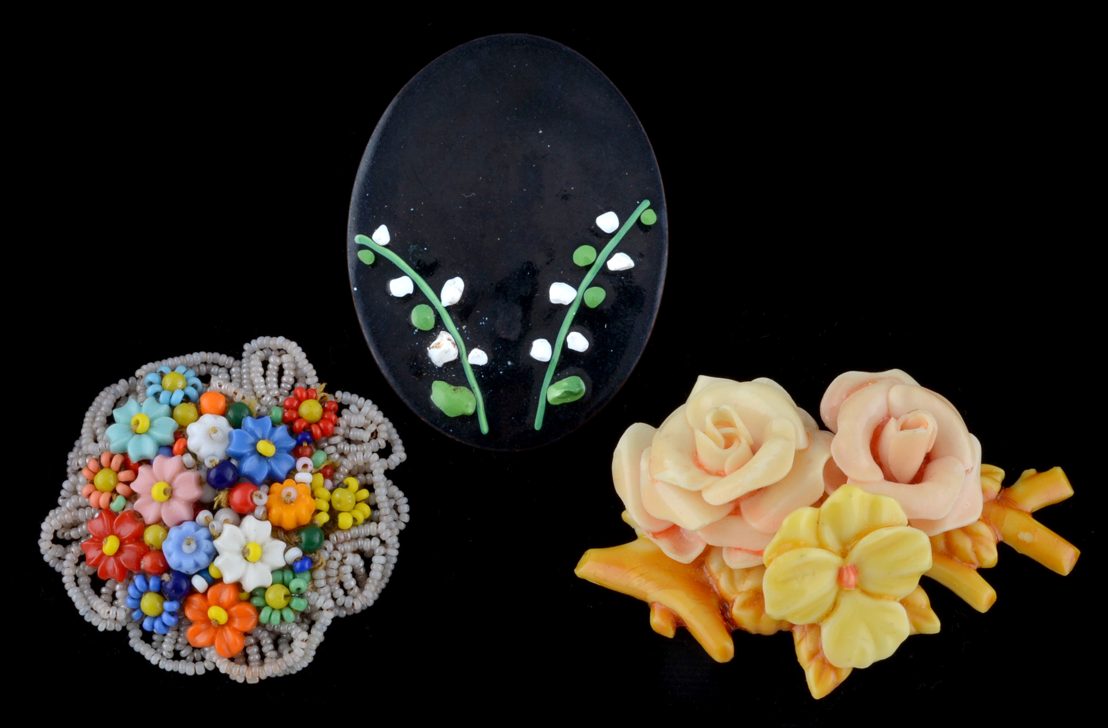 Vintage Earrings, Brooches and Necklace