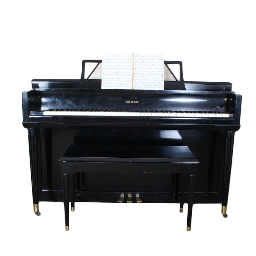 Gulbransen "Supertone Scale" Upright Piano