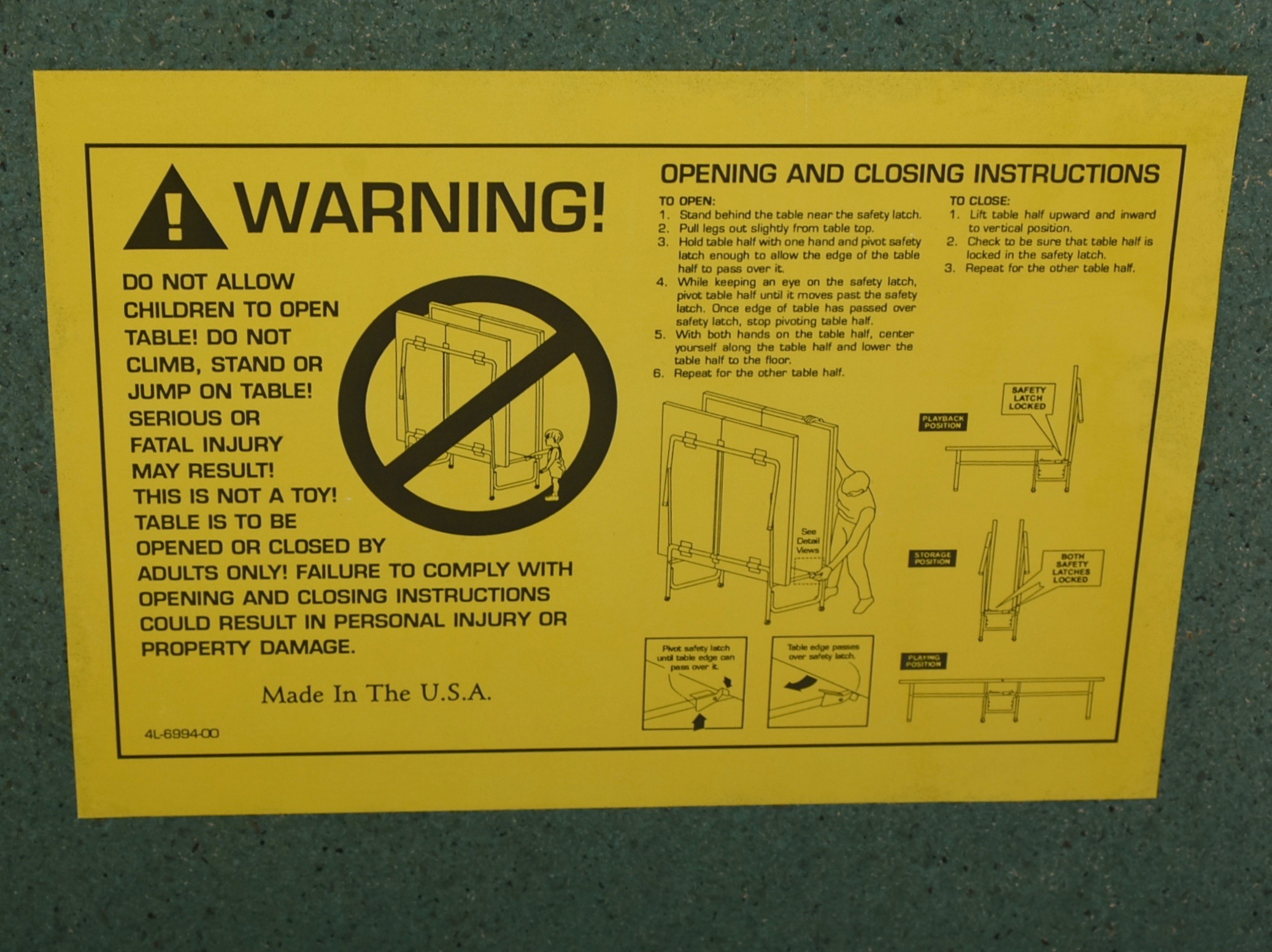 Harvard Sports Ping-Pong Table