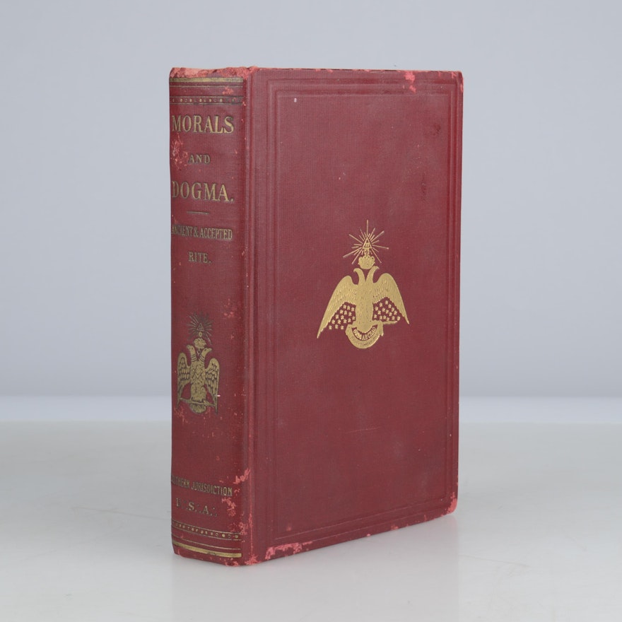 1930 Morals and Dogma of the Ancient and Accepted Scottish Rite of Freemasonry Book