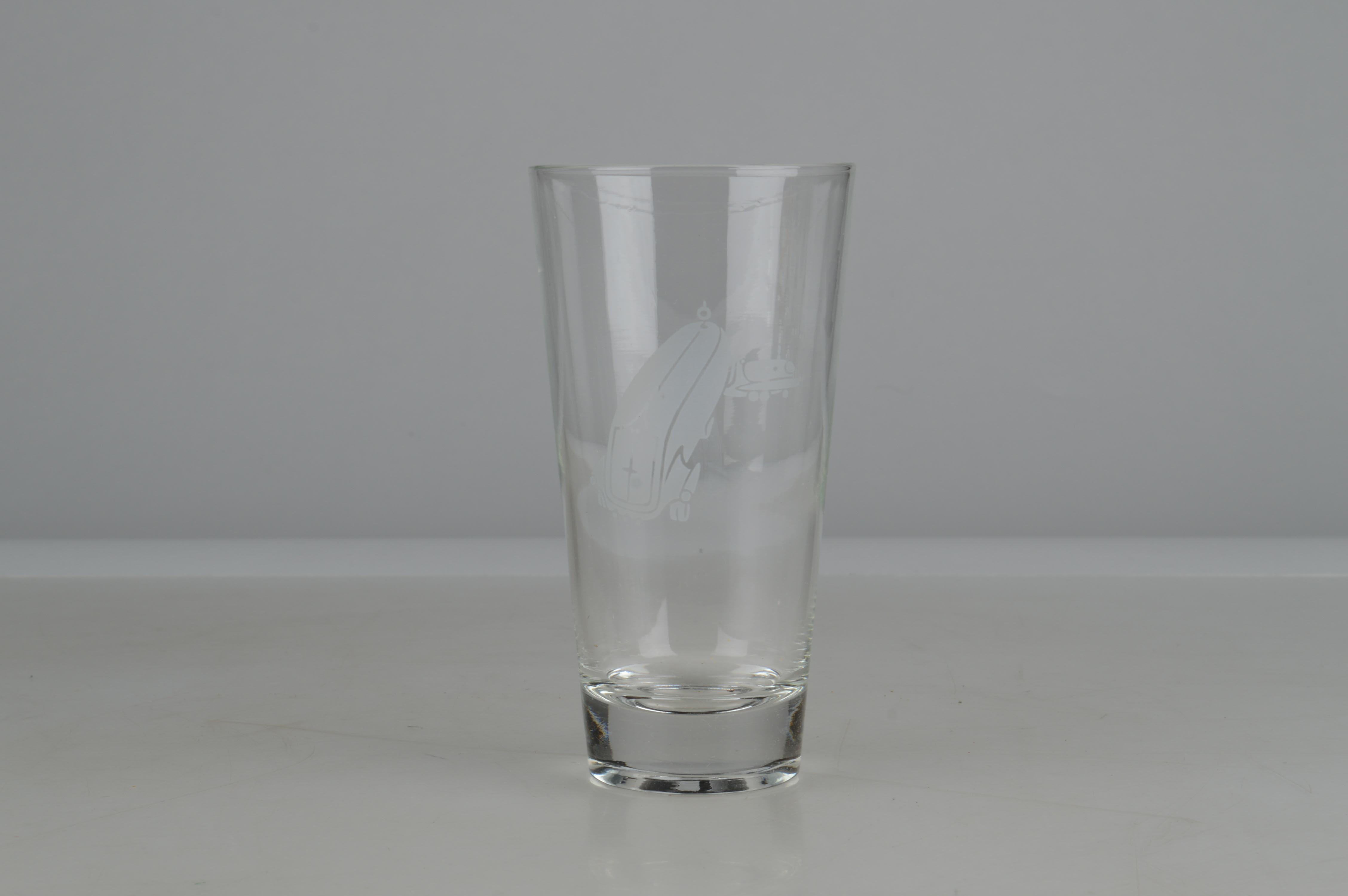 Vintage Trailmobile Drinking Glasses