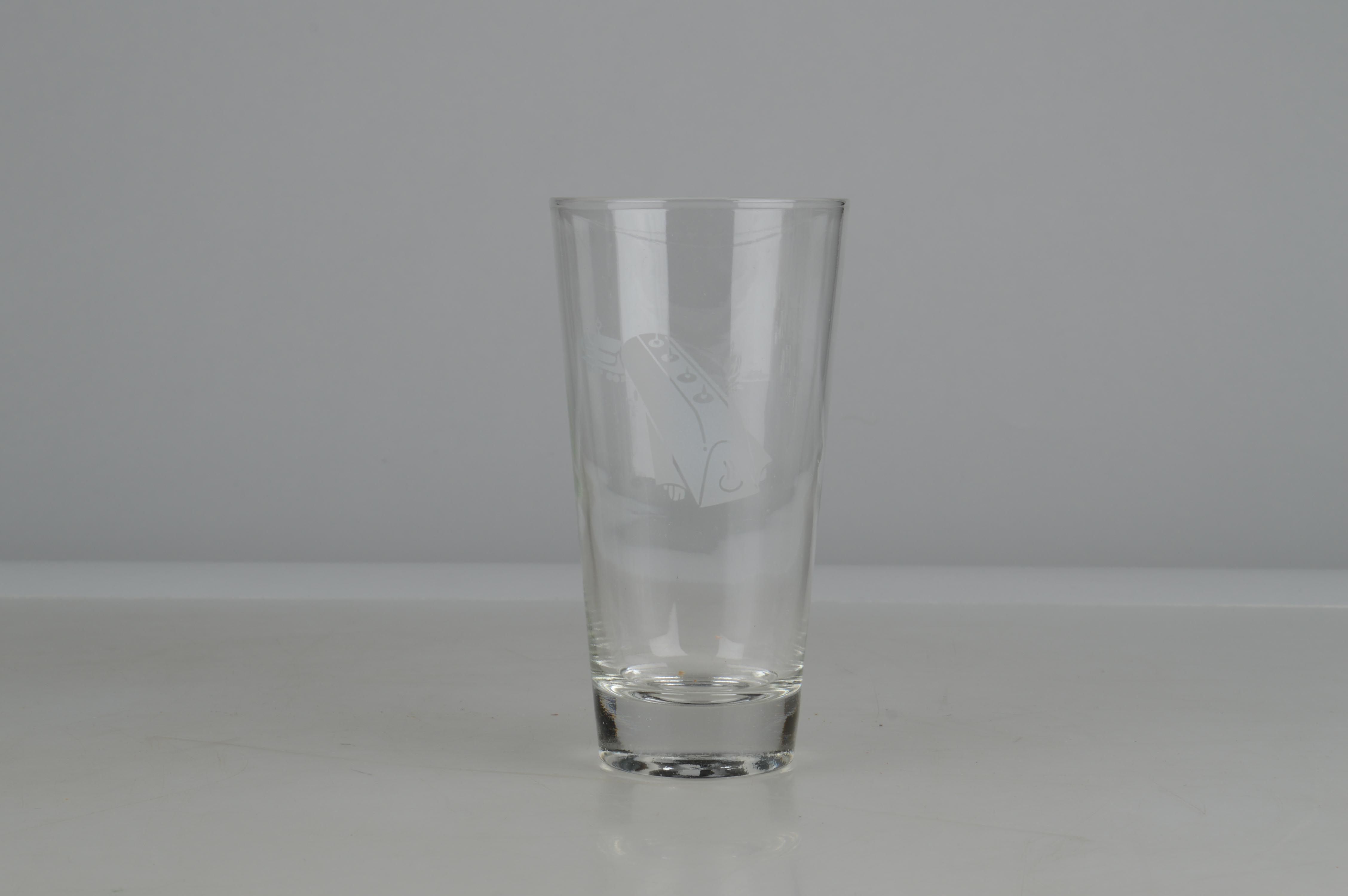 Vintage Trailmobile Drinking Glasses