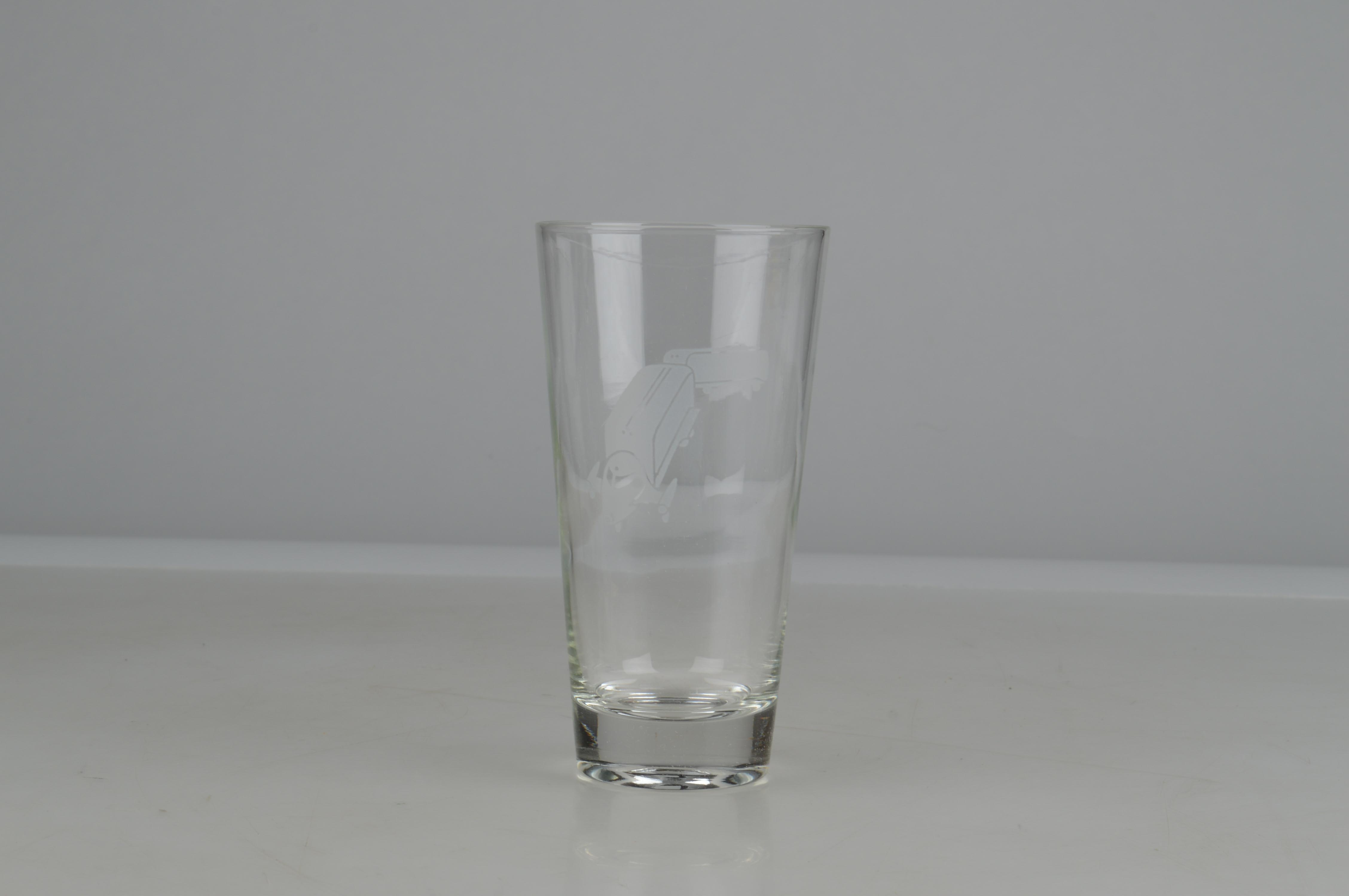 Vintage Trailmobile Drinking Glasses