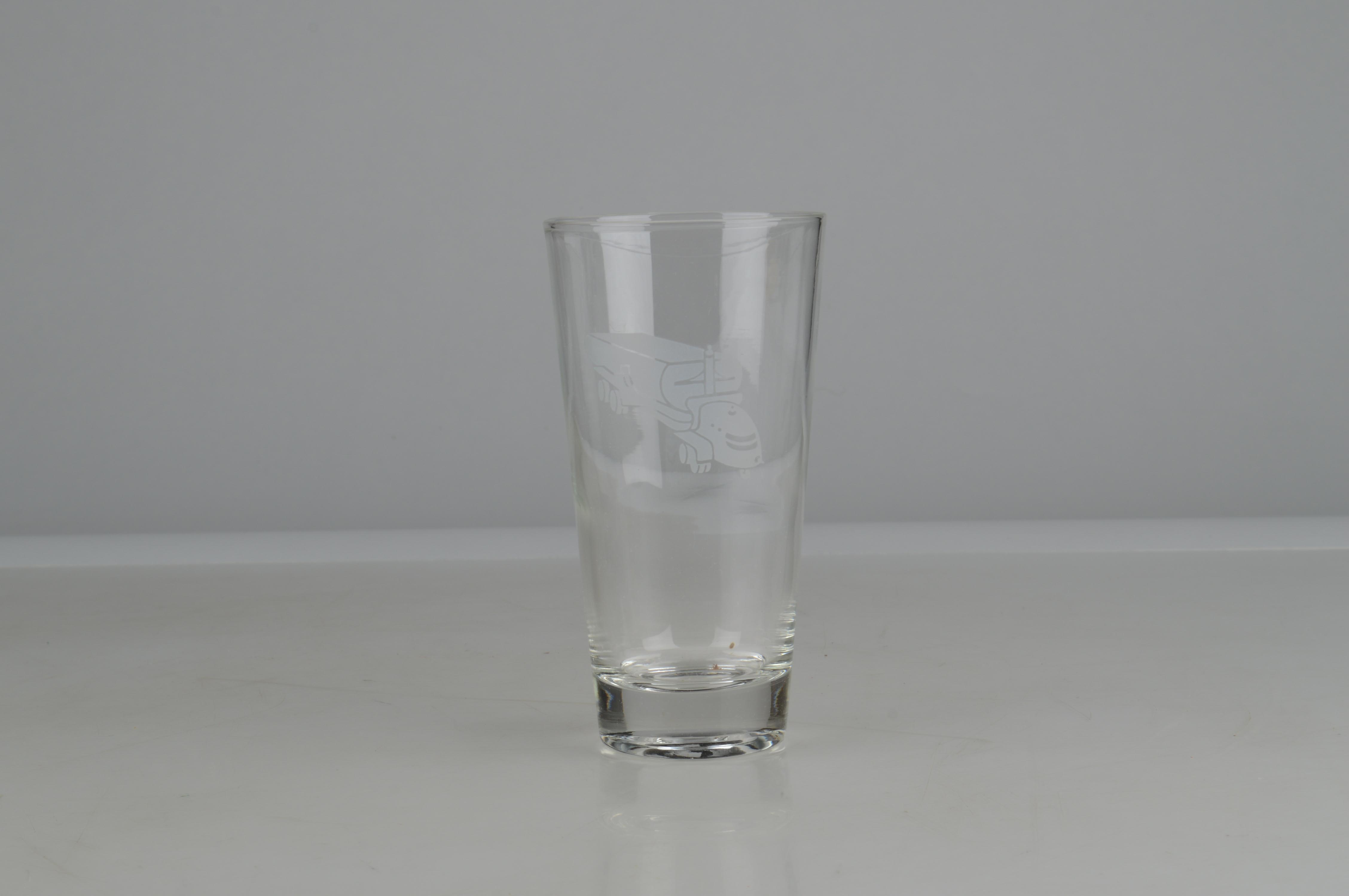 Vintage Trailmobile Drinking Glasses