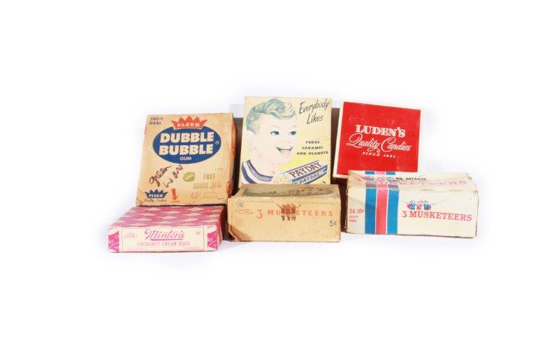 Assortment of Vintage Food Boxes