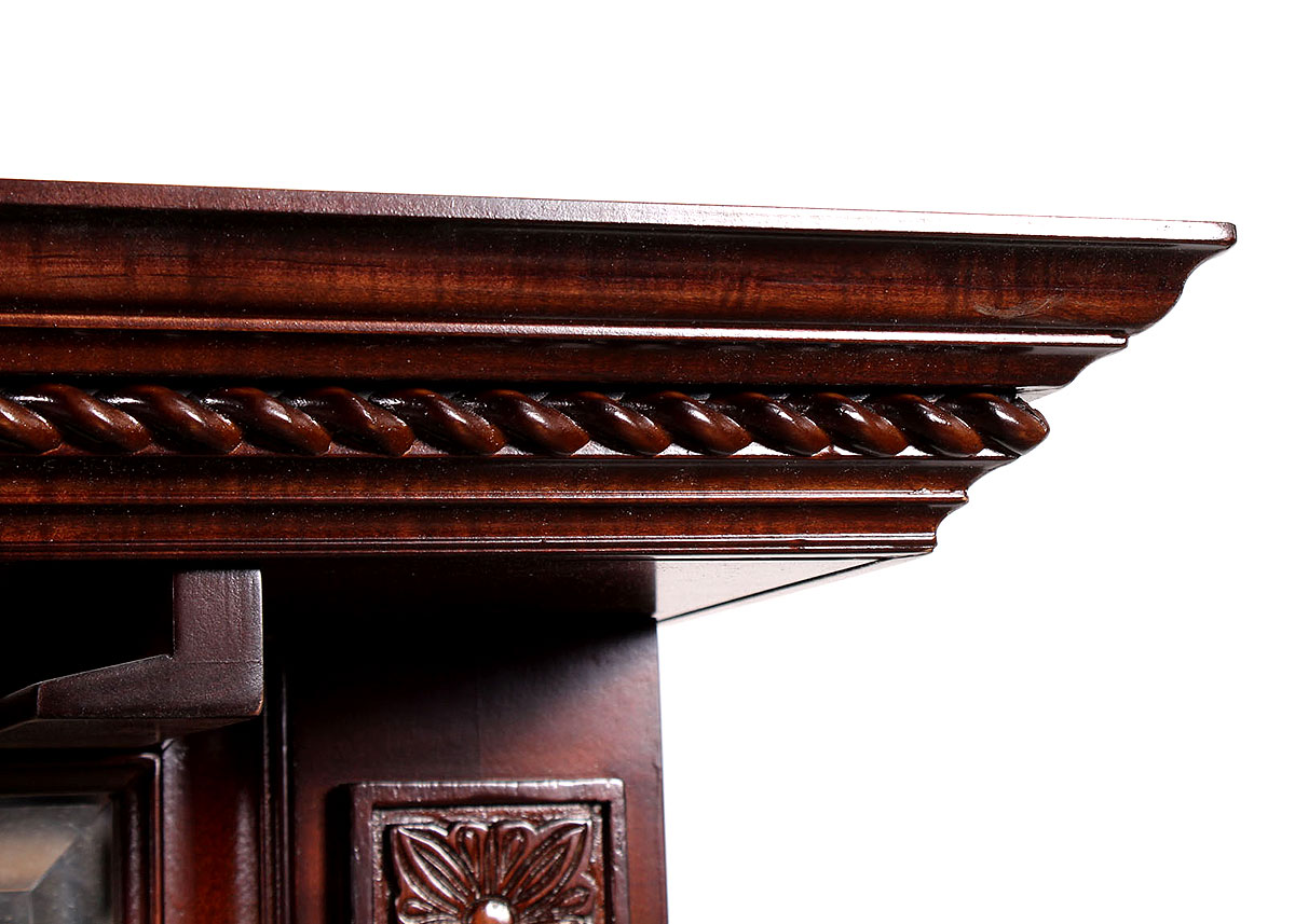 Bar Back Mirror with Wine Glass Hangers