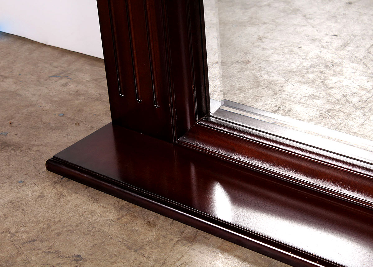 Bar Back Mirror with Wine Glass Hangers