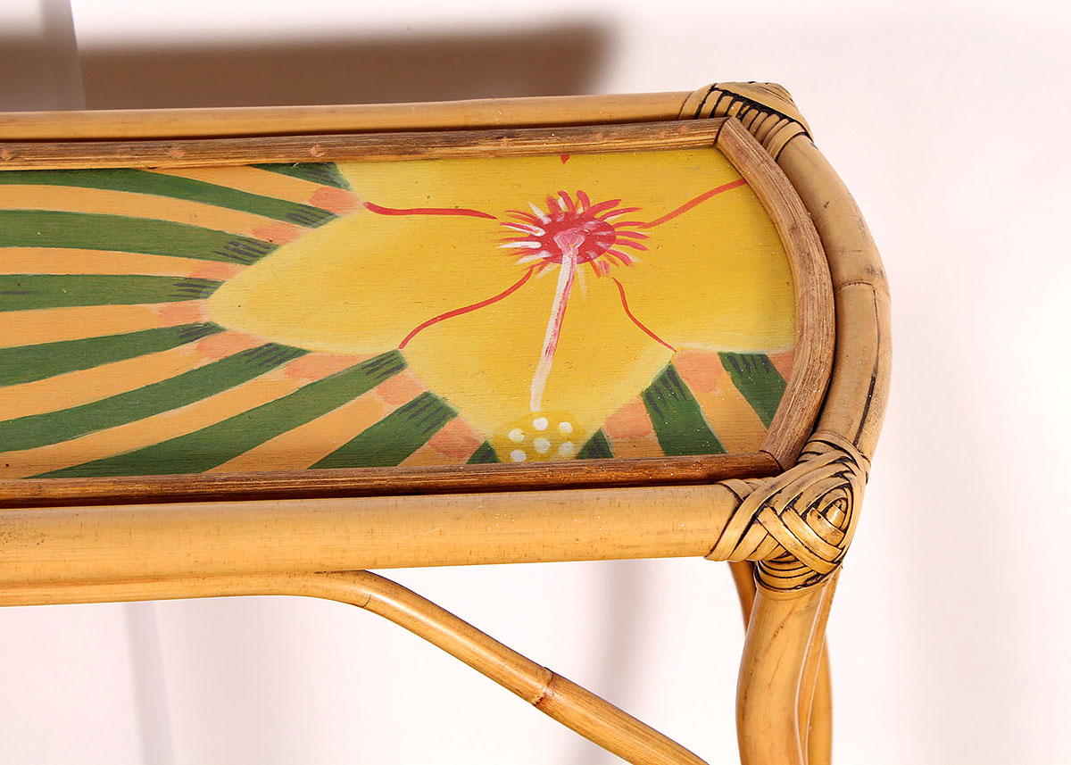 Bamboo Console Table