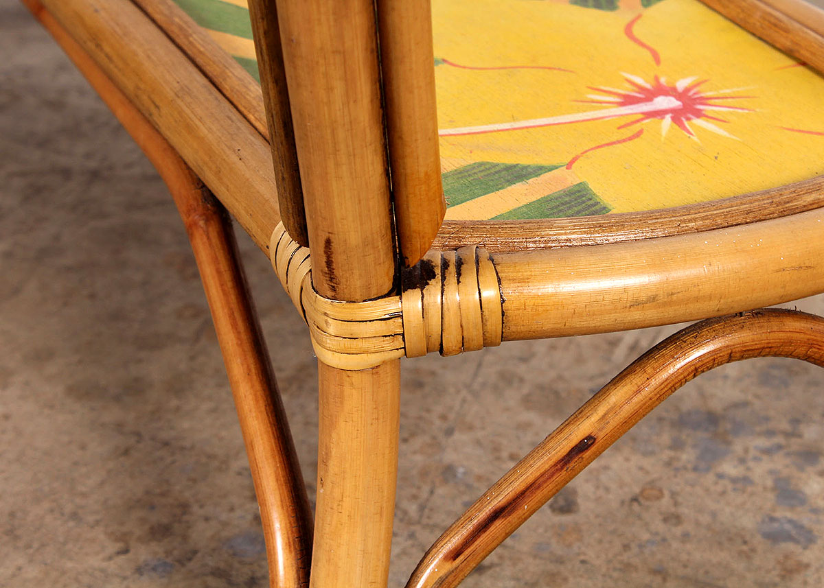 Bamboo Console Table