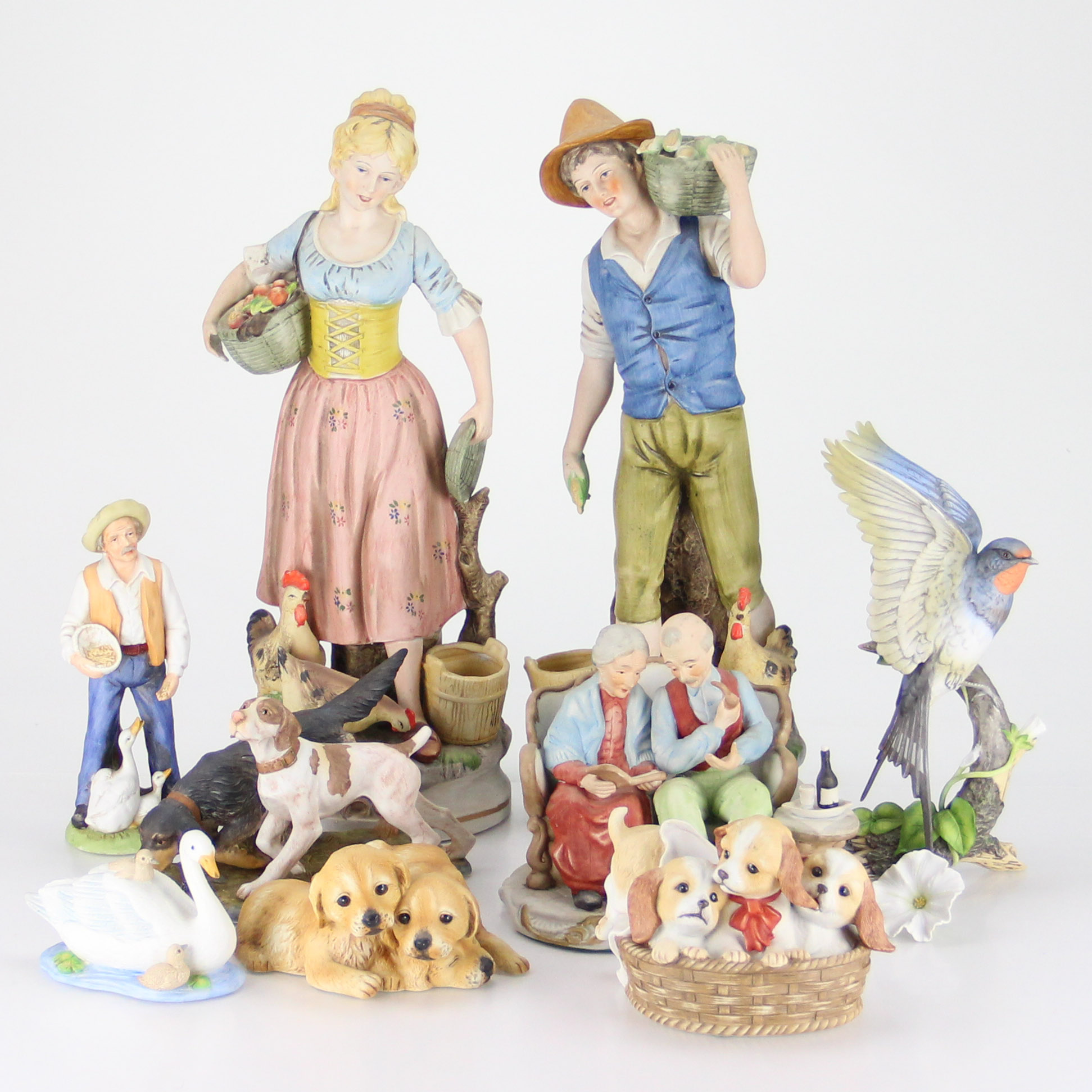 Homco 'Masterpiece Collection' and Ardco Porcelain Figurines