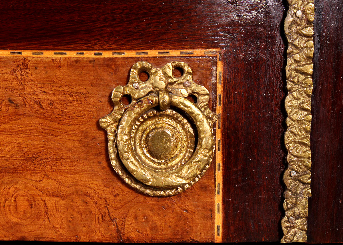Semi-Circle Marble Top Console Table