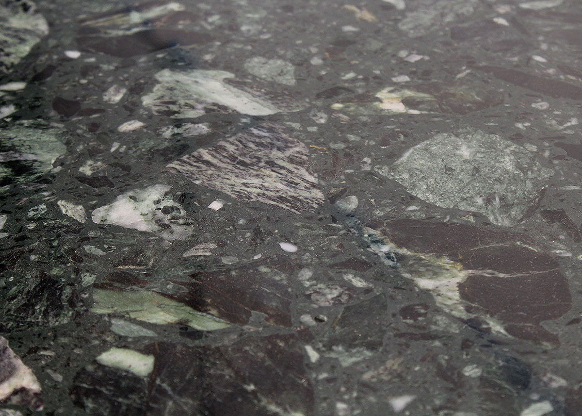 Semi-Circle Marble Top Console Table