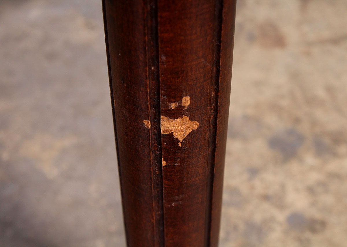 Stool with Handstitched Cushion
