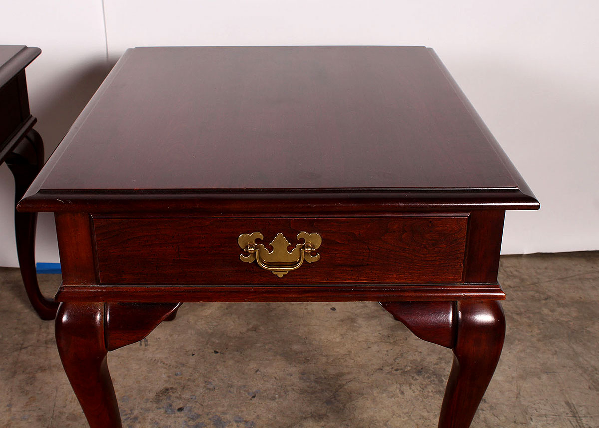 Pair of Queen Anne Style Side Tables