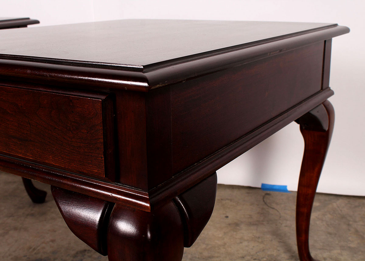 Pair of Queen Anne Style Side Tables