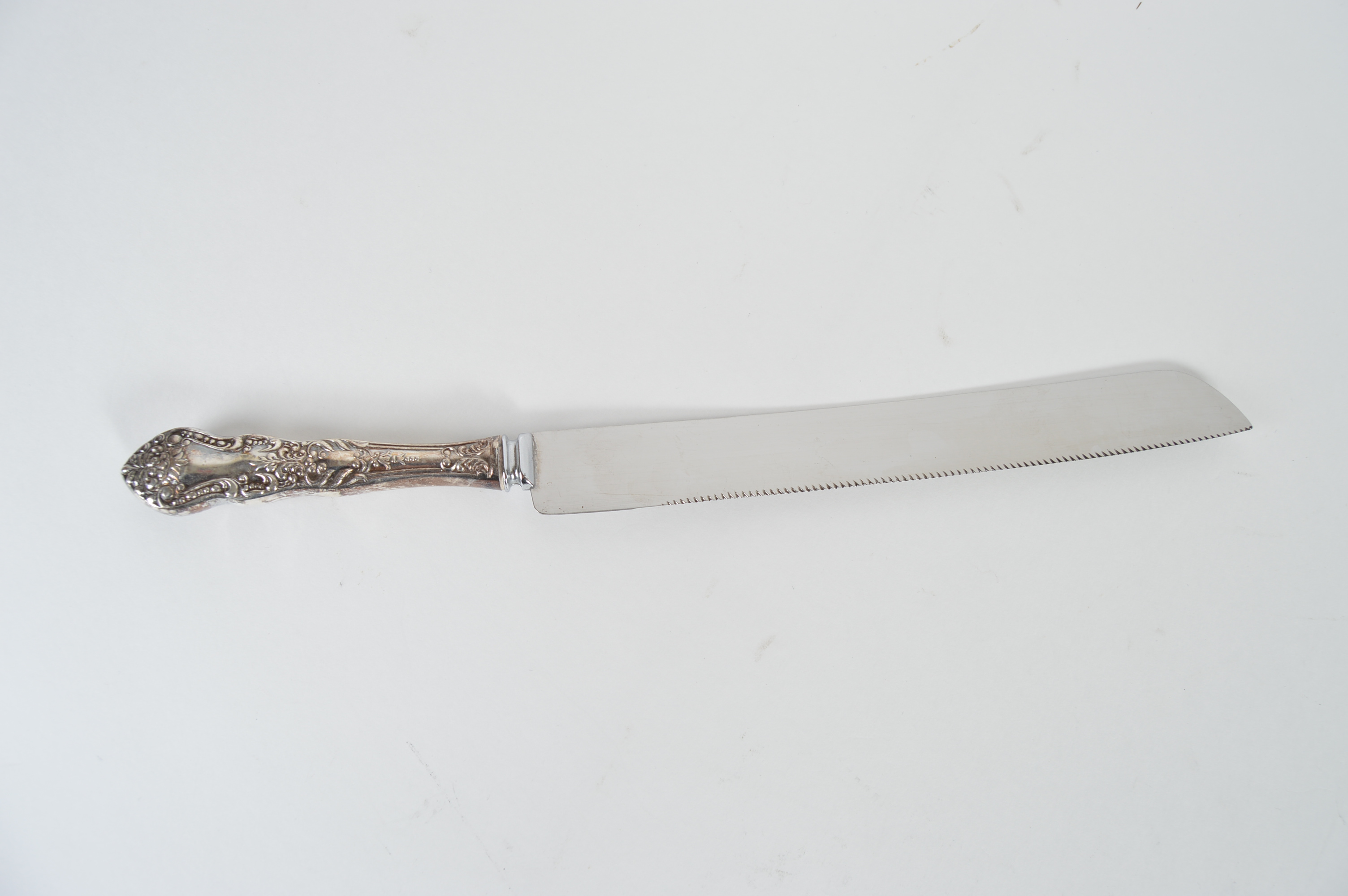 Prill Sheffield Silver Plate Bread Knife