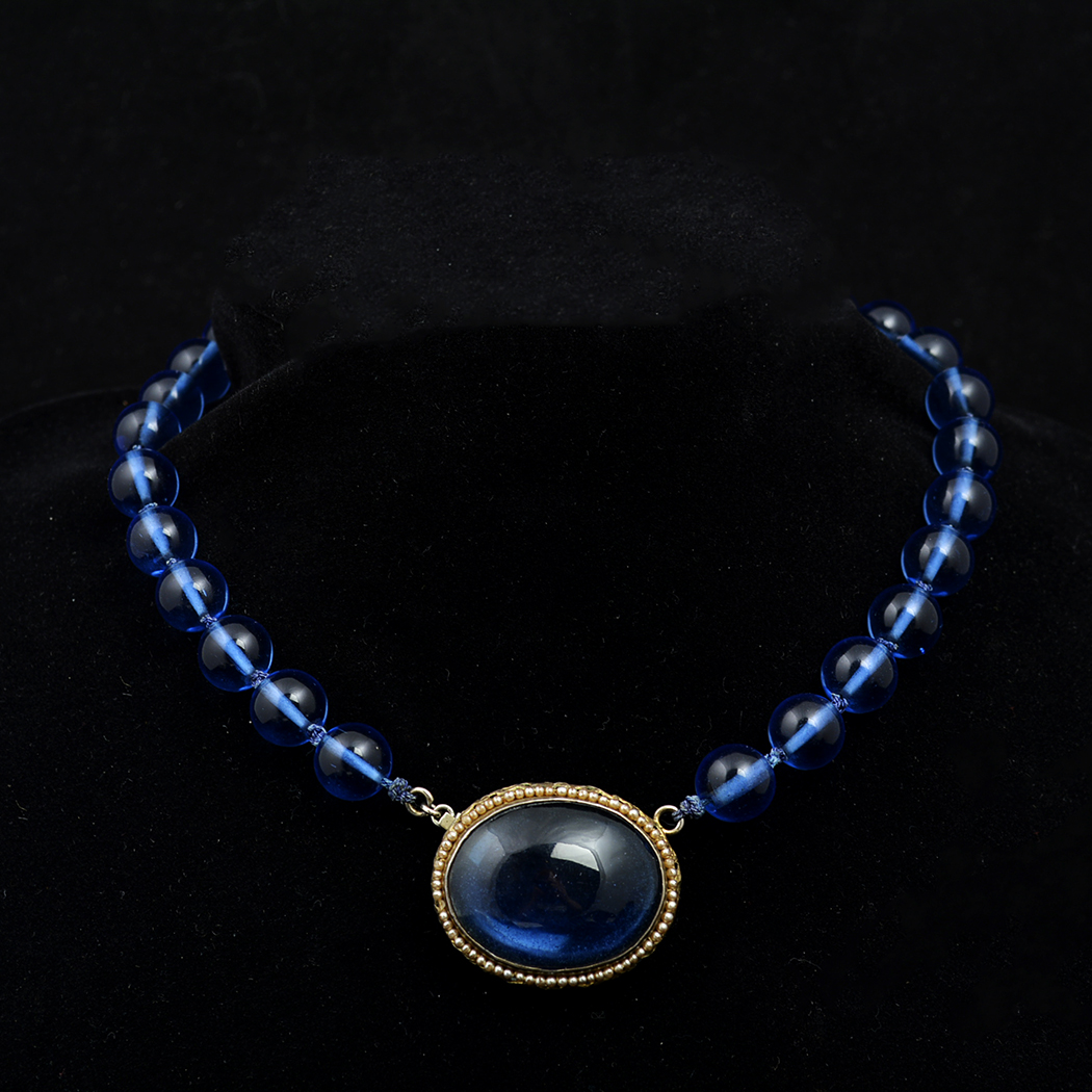 Vintage SYCEE 23 Glass Bead Necklace
