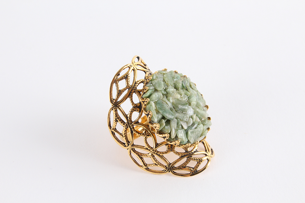 Statement Necklace and Ring Demi Parure Set