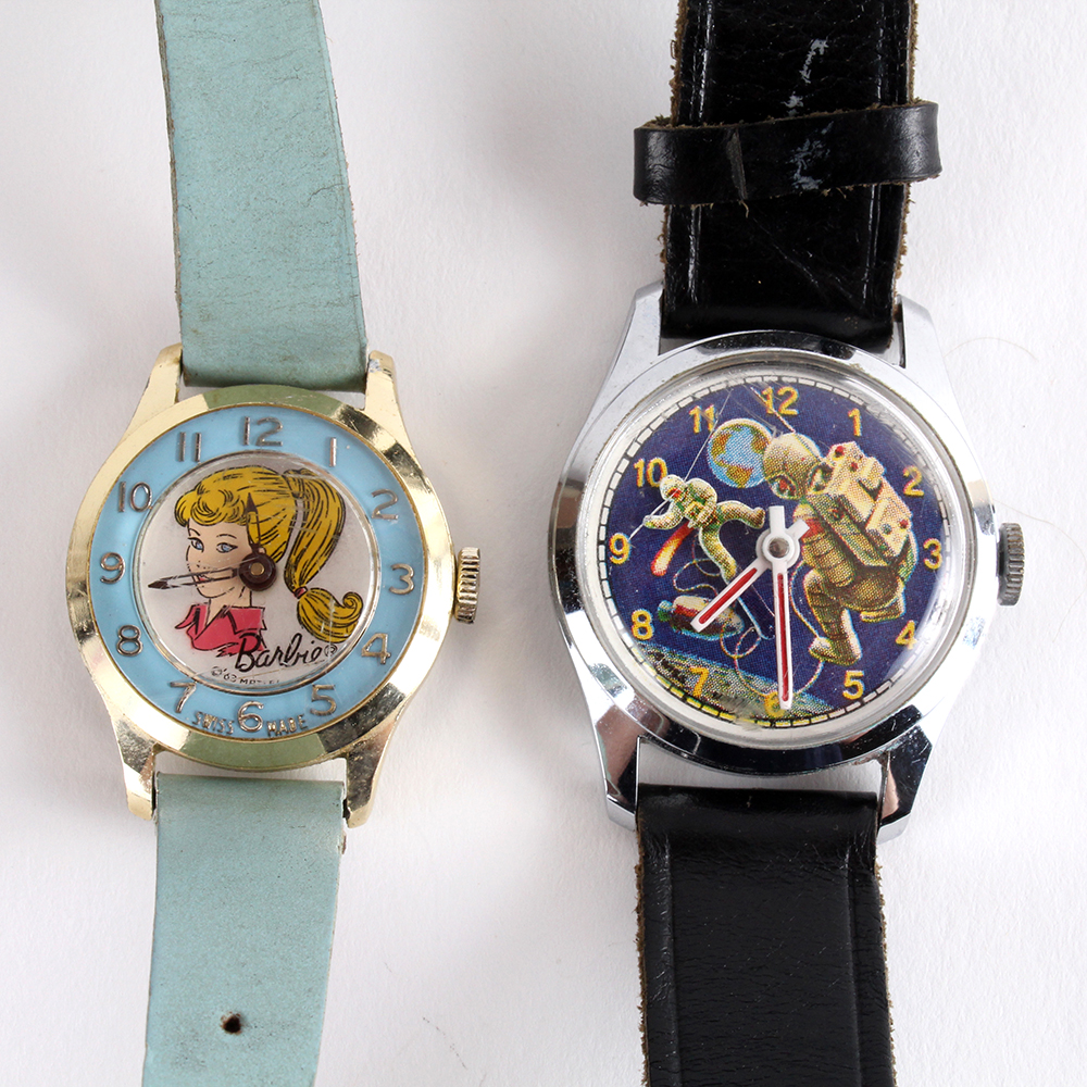 Blue Mattel Barbie Watch and Astronaut Watch