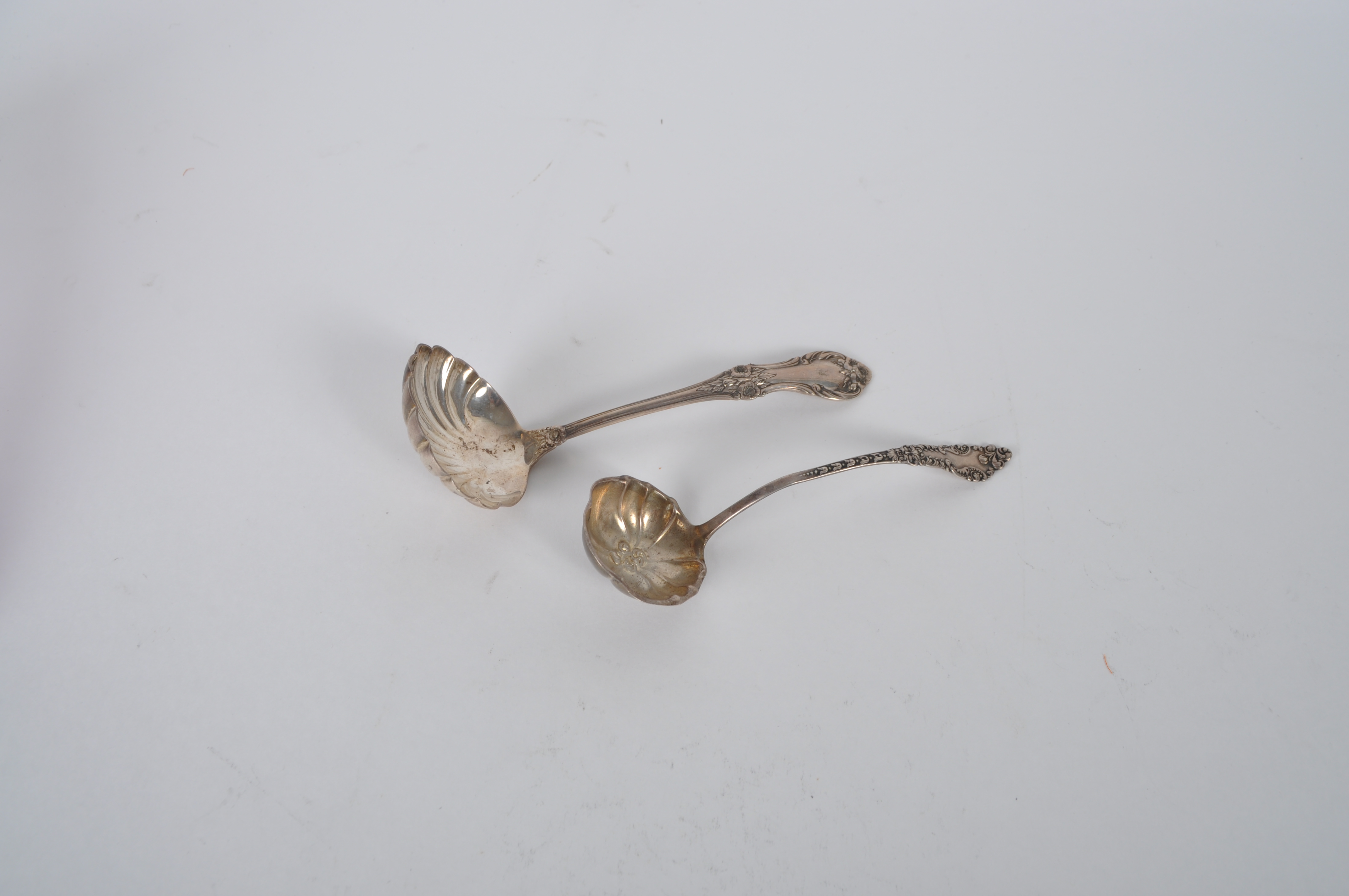 Pair of Fancy Sterling Ladles