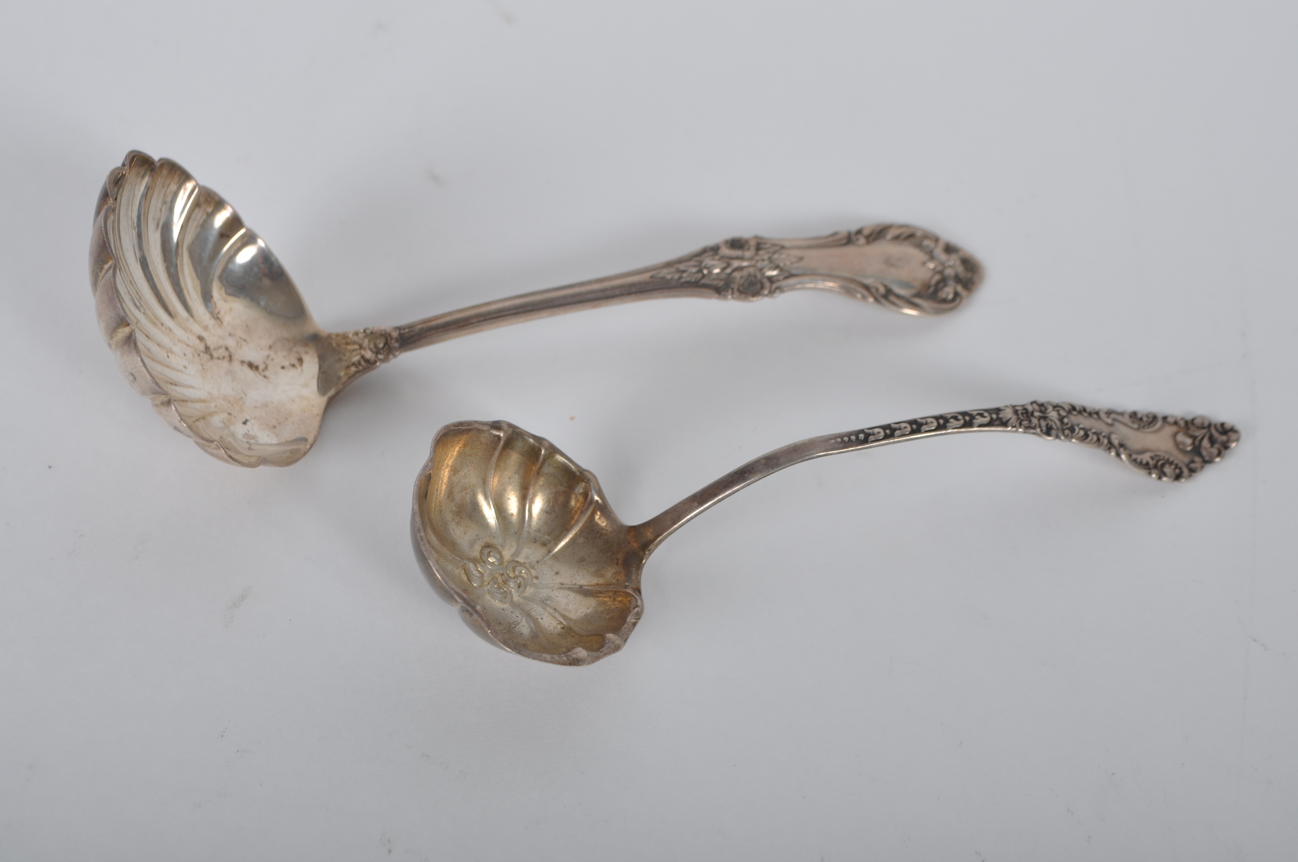 Pair of Fancy Sterling Ladles