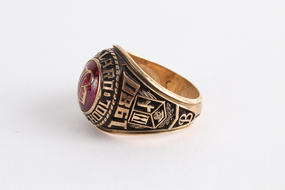 14K Gold Men's Ring, 10K Gold 1980 Ballard Class Ring, and 14K Gold Pendant