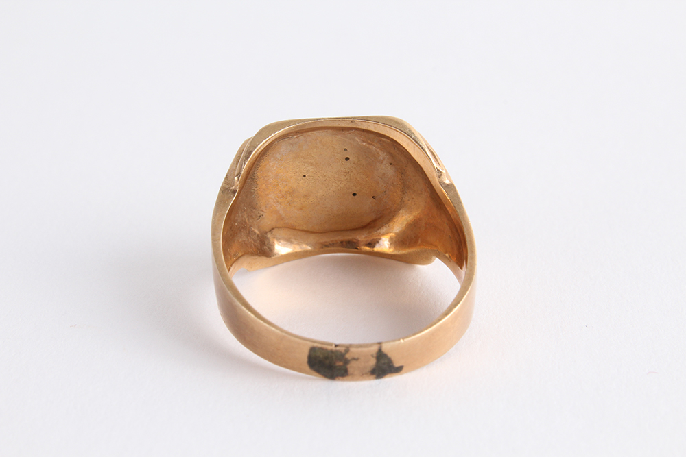 14K Gold Men's Ring, 10K Gold 1980 Ballard Class Ring, and 14K Gold Pendant