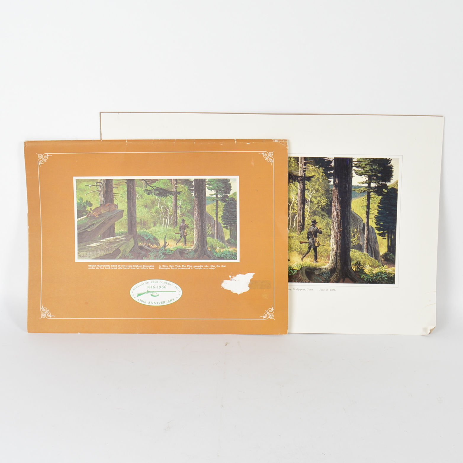 Limited Edition Unframed Remington Arms Company Lithographs