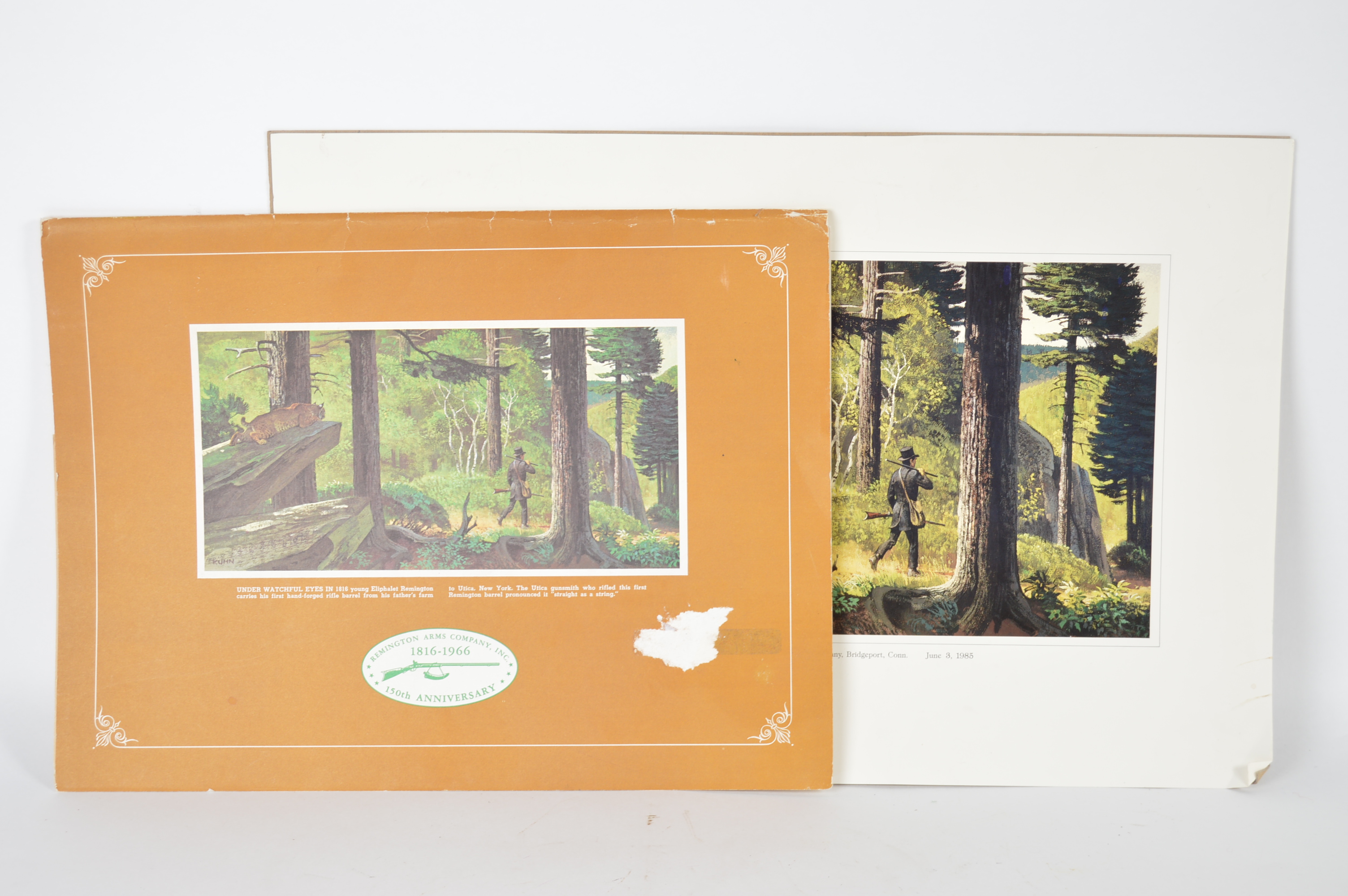 Limited Edition Unframed Remington Arms Company Lithographs