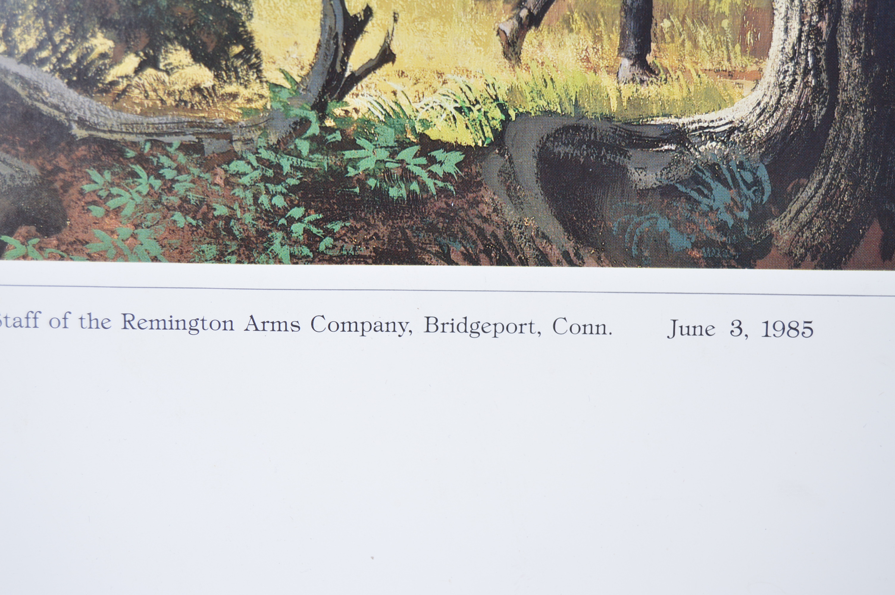 Limited Edition Unframed Remington Arms Company Lithographs
