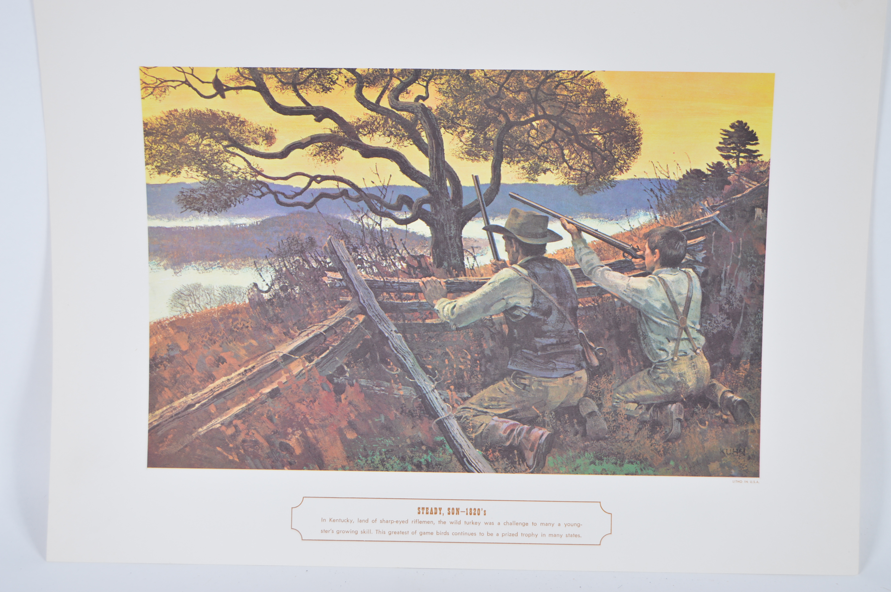 Limited Edition Unframed Remington Arms Company Lithographs