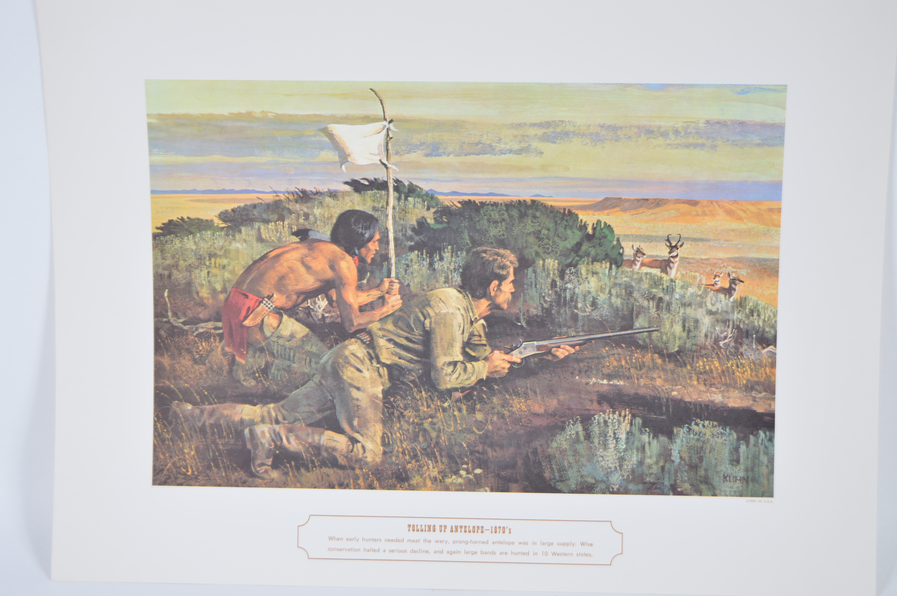 Limited Edition Unframed Remington Arms Company Lithographs