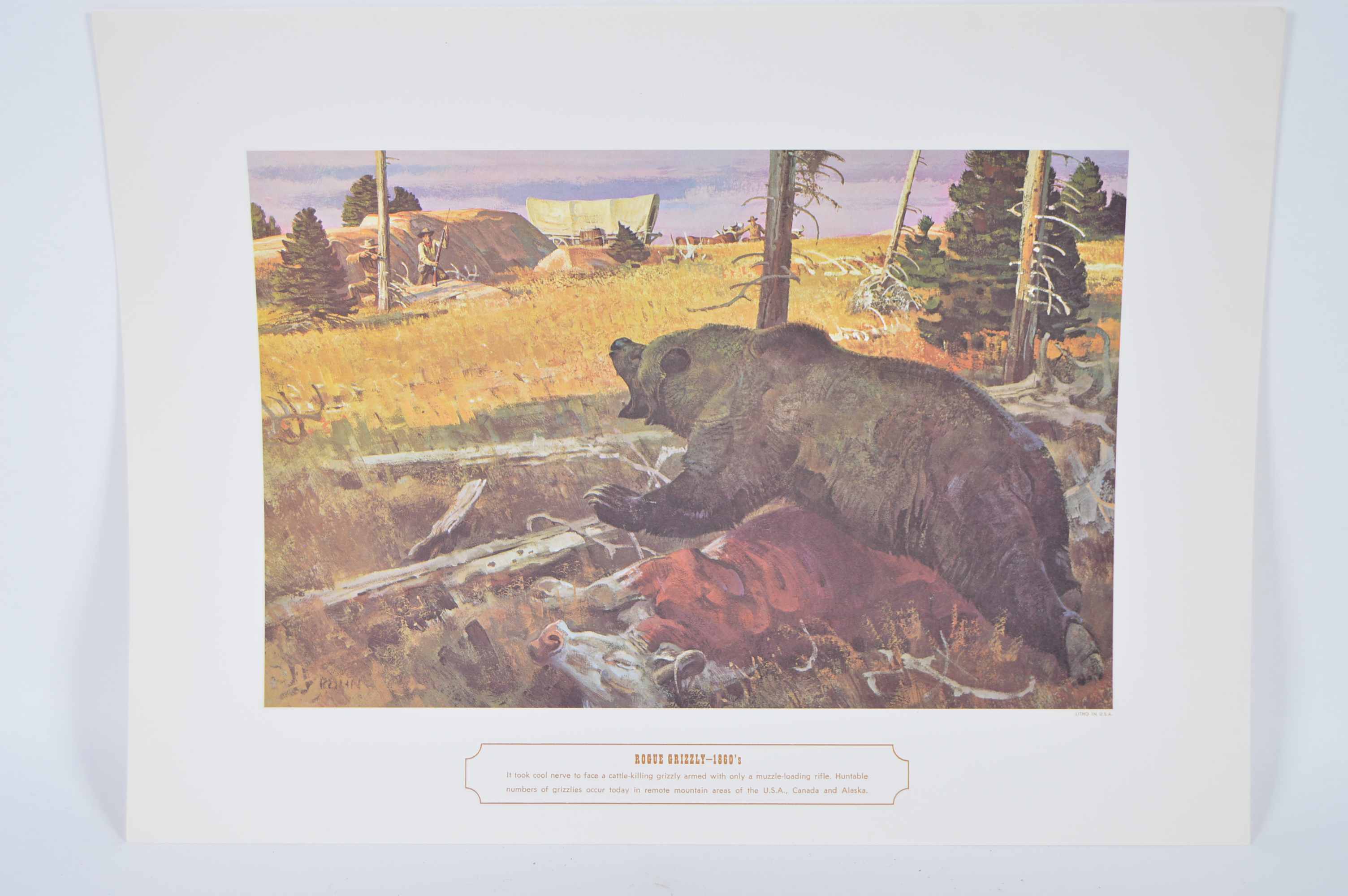 Limited Edition Unframed Remington Arms Company Lithographs