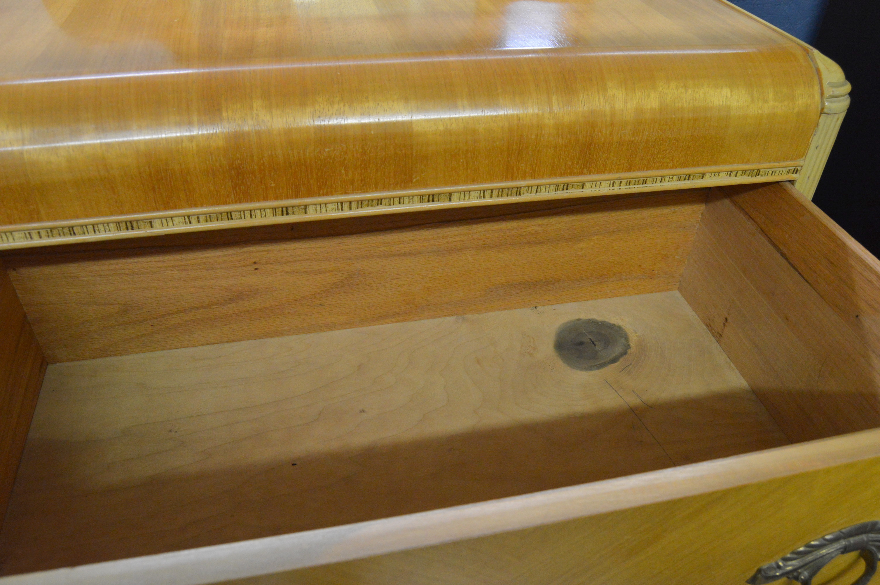 Art Deco Waterfall Chest of Drawers