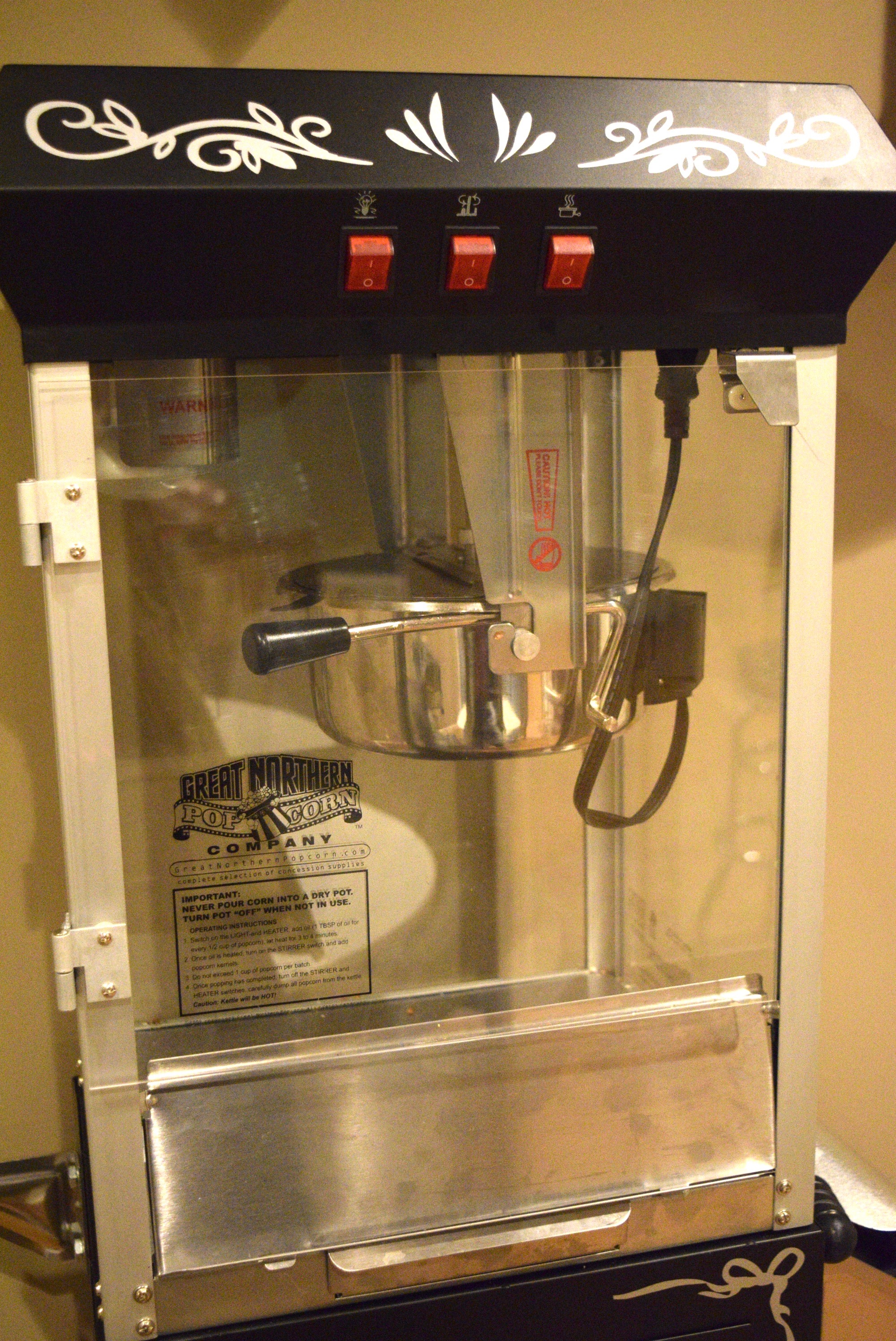 Great Northern Popcorn Company Popcorn Machine with Cart