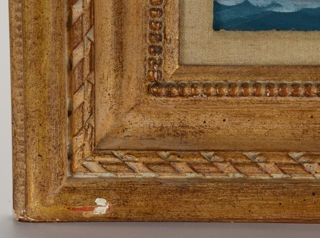 Robert Oliver Skemp Nautical Oil Painting "Clipper Race"