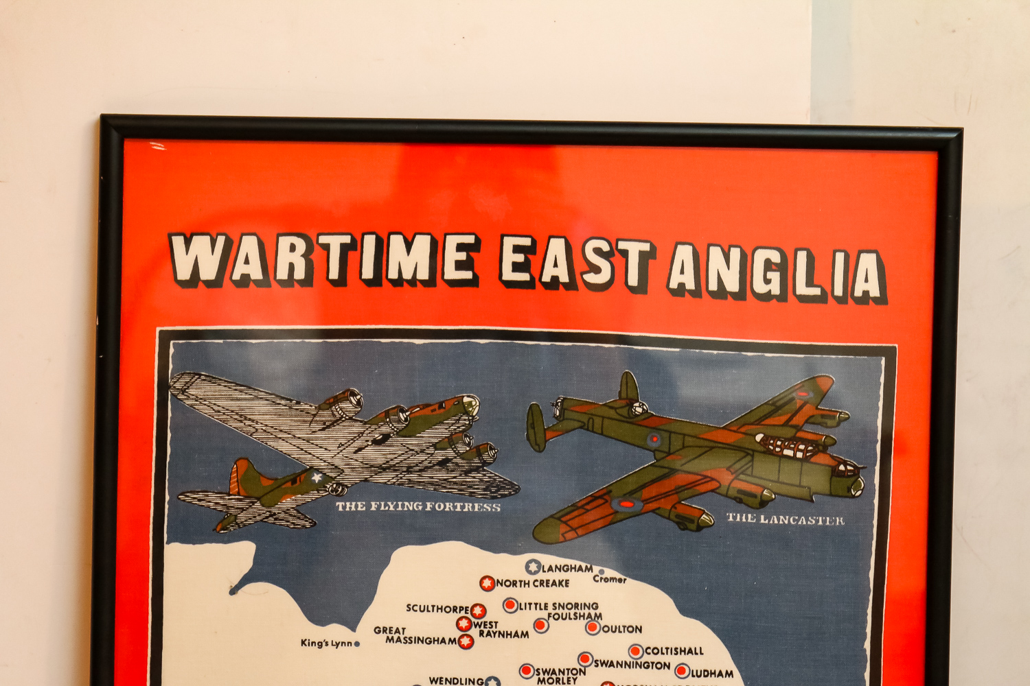 Framed Cotton Fabric Print