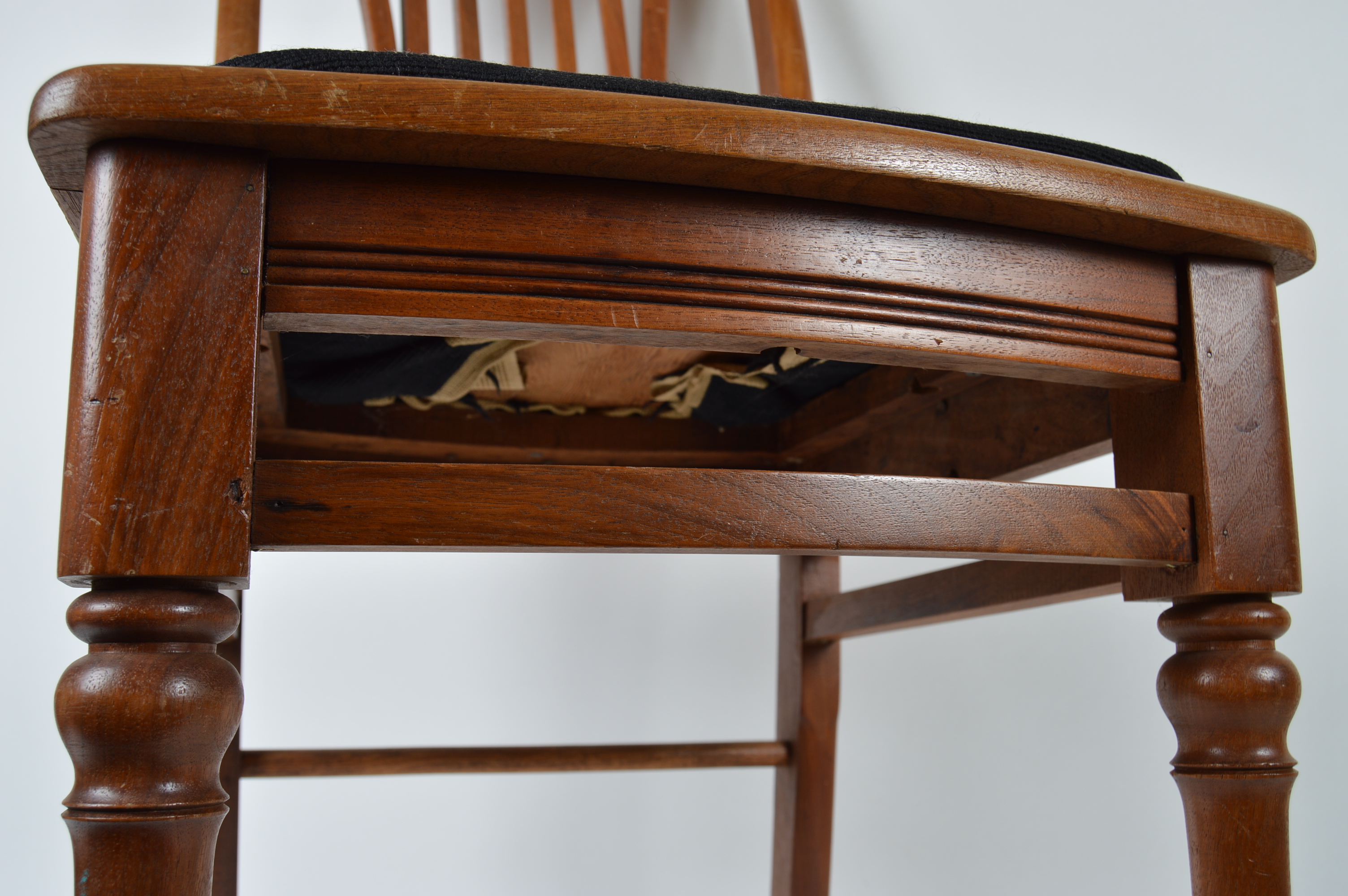 Walnut and Needlepoint Accent Chair