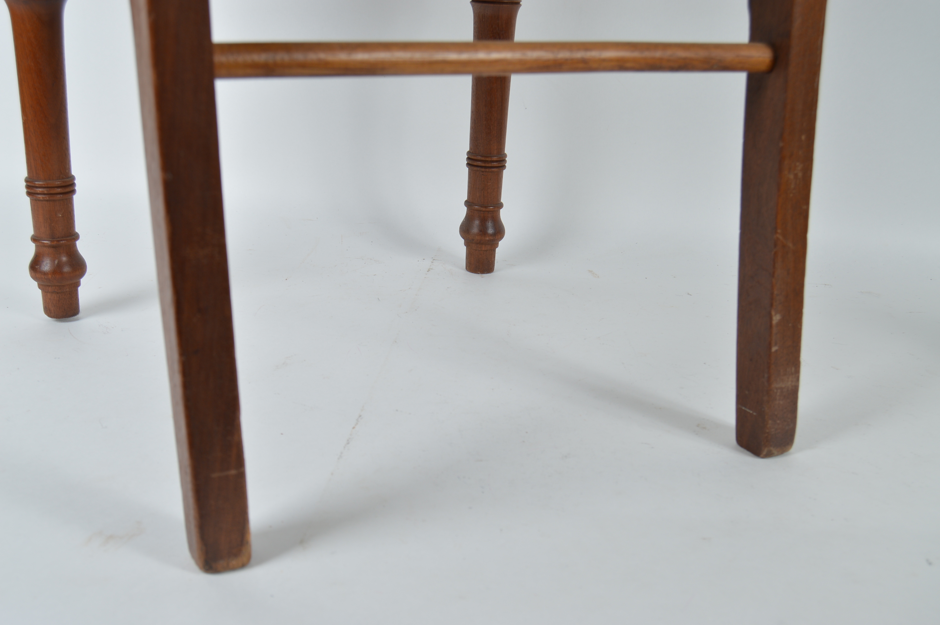 Walnut and Needlepoint Accent Chair