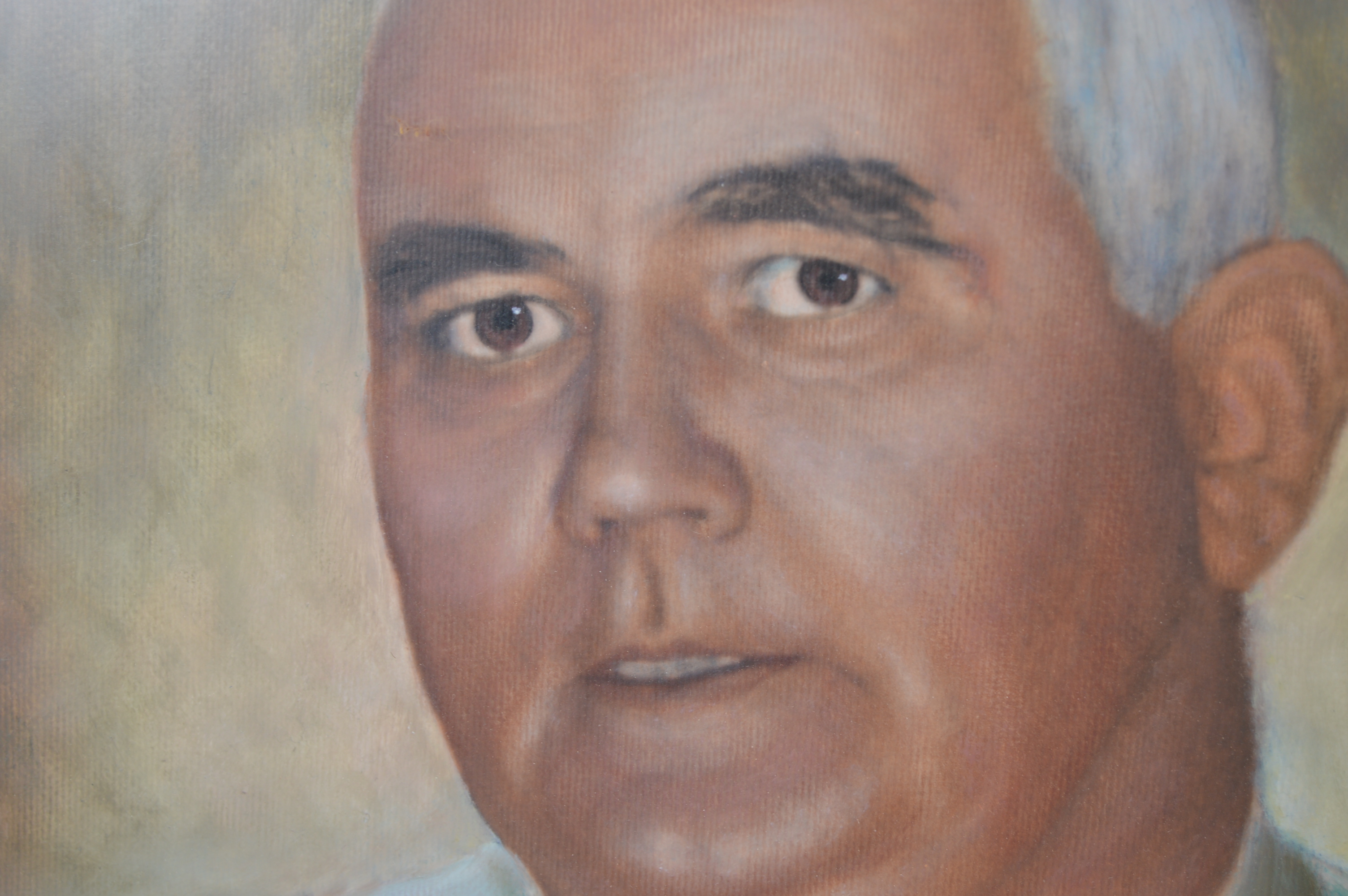 Vintage Gilt Framed Paintings and Oval Wall Mirror