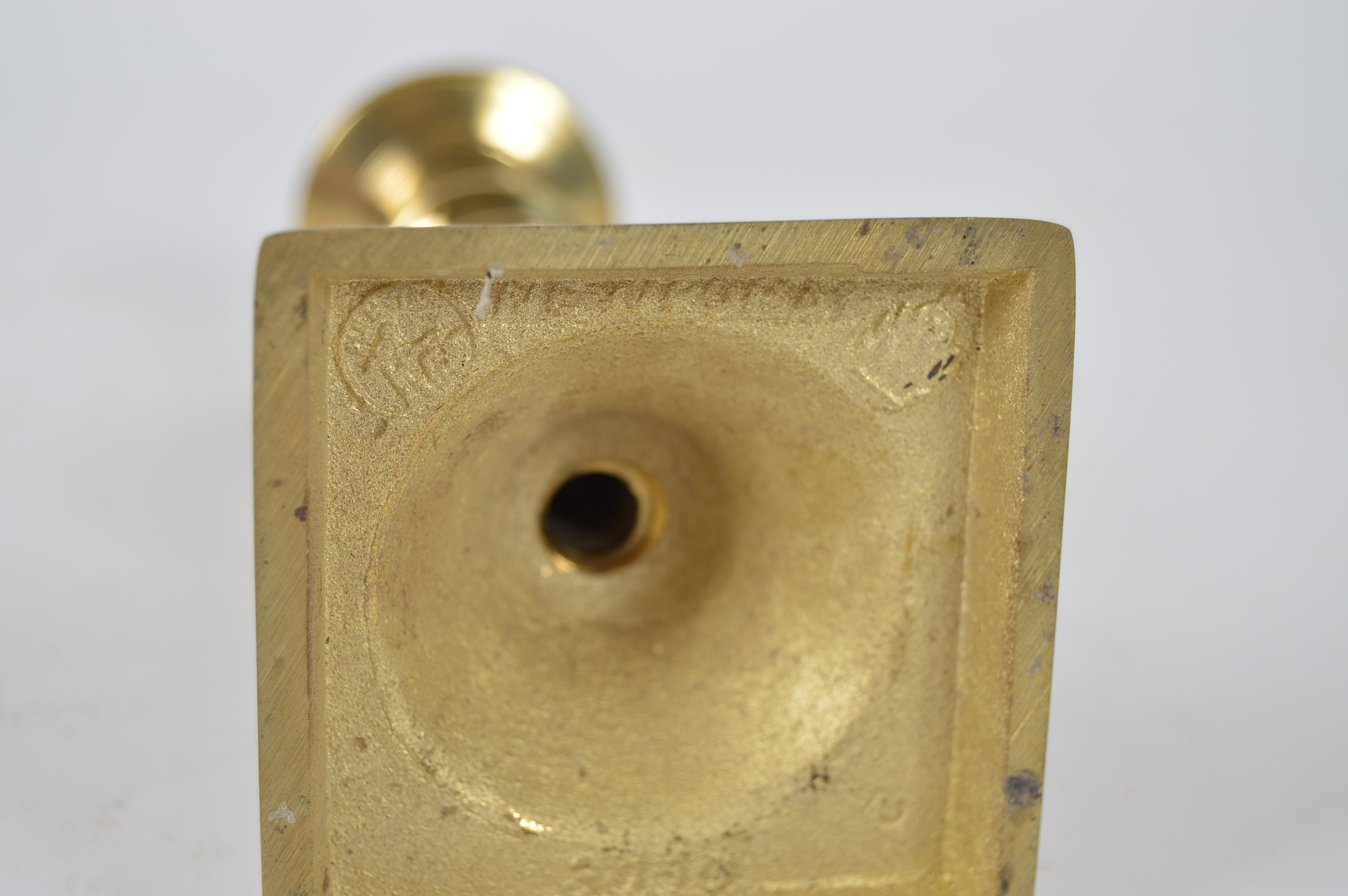 Assortment of Brass Candlesticks and Decor