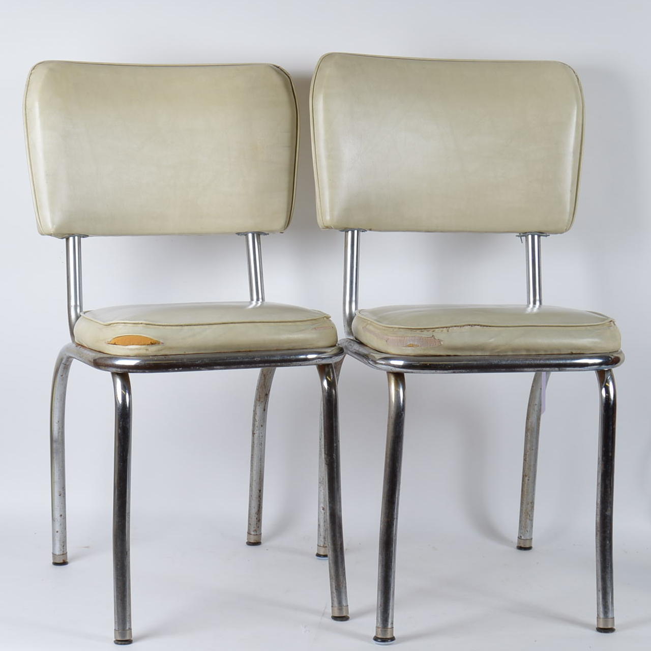Mid-20th Century Naugahyde Chairs
