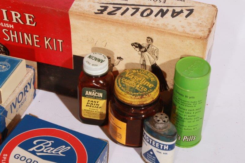 Assortment of Vintage Household Supplies