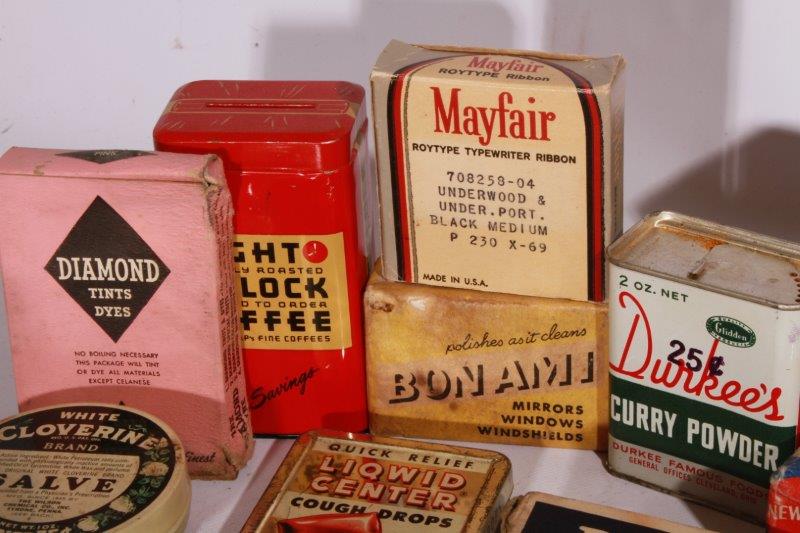 Assortment of Vintage Household Supplies